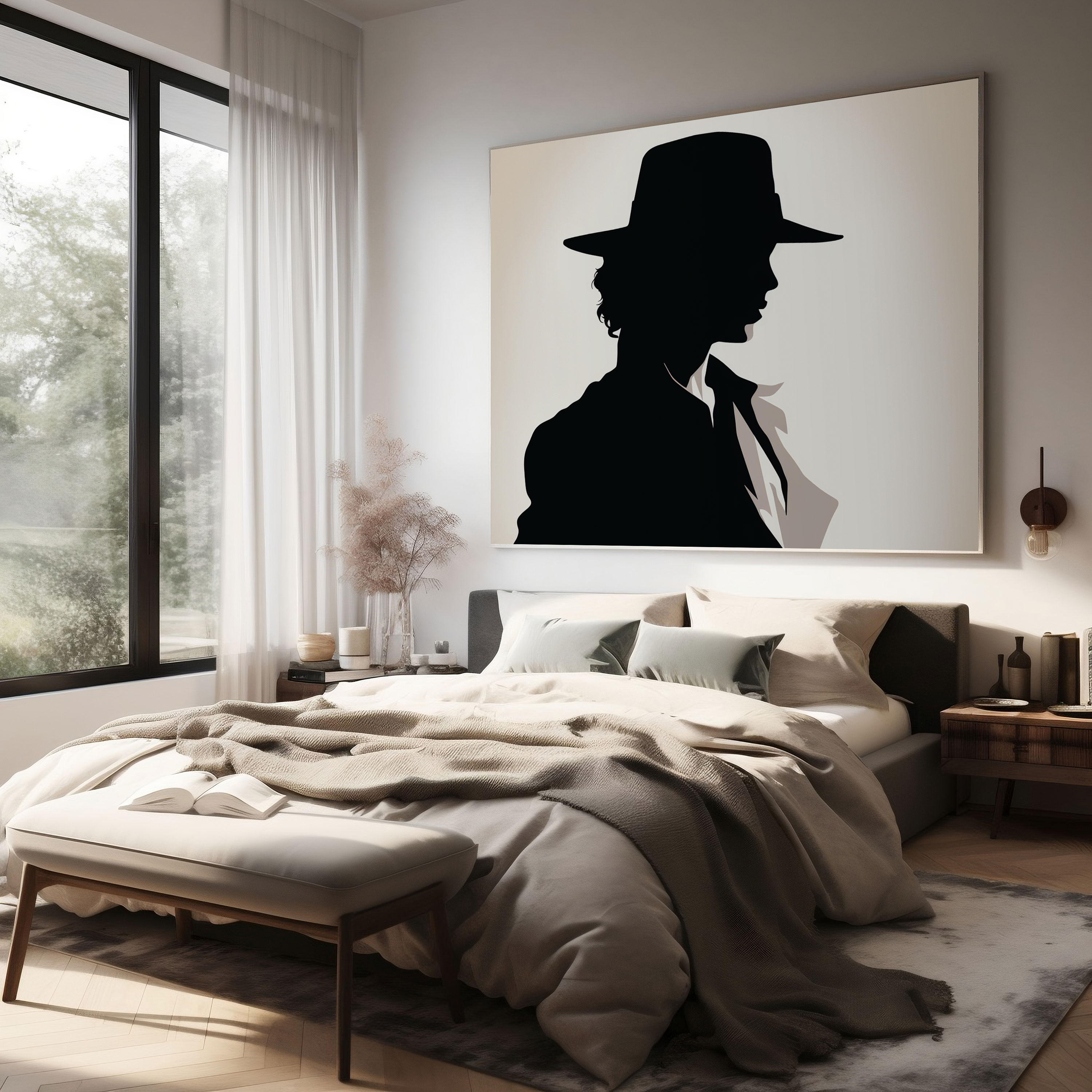 Michael Jackson Minimalist Wall Art - Micheal Jackson, Canvas Print, Michael Jackson, Canvas