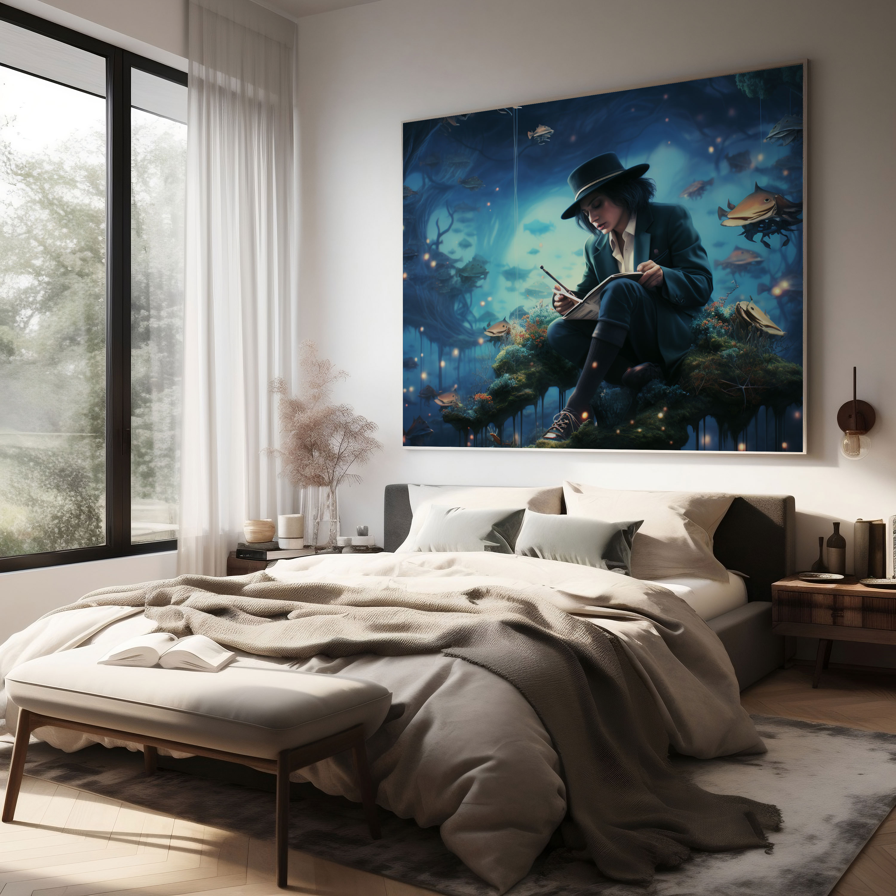 Michael Jackson Surreal Wall Art - Micheal Jackson, Canvas Wall Art, Michael Jackson, Canvas