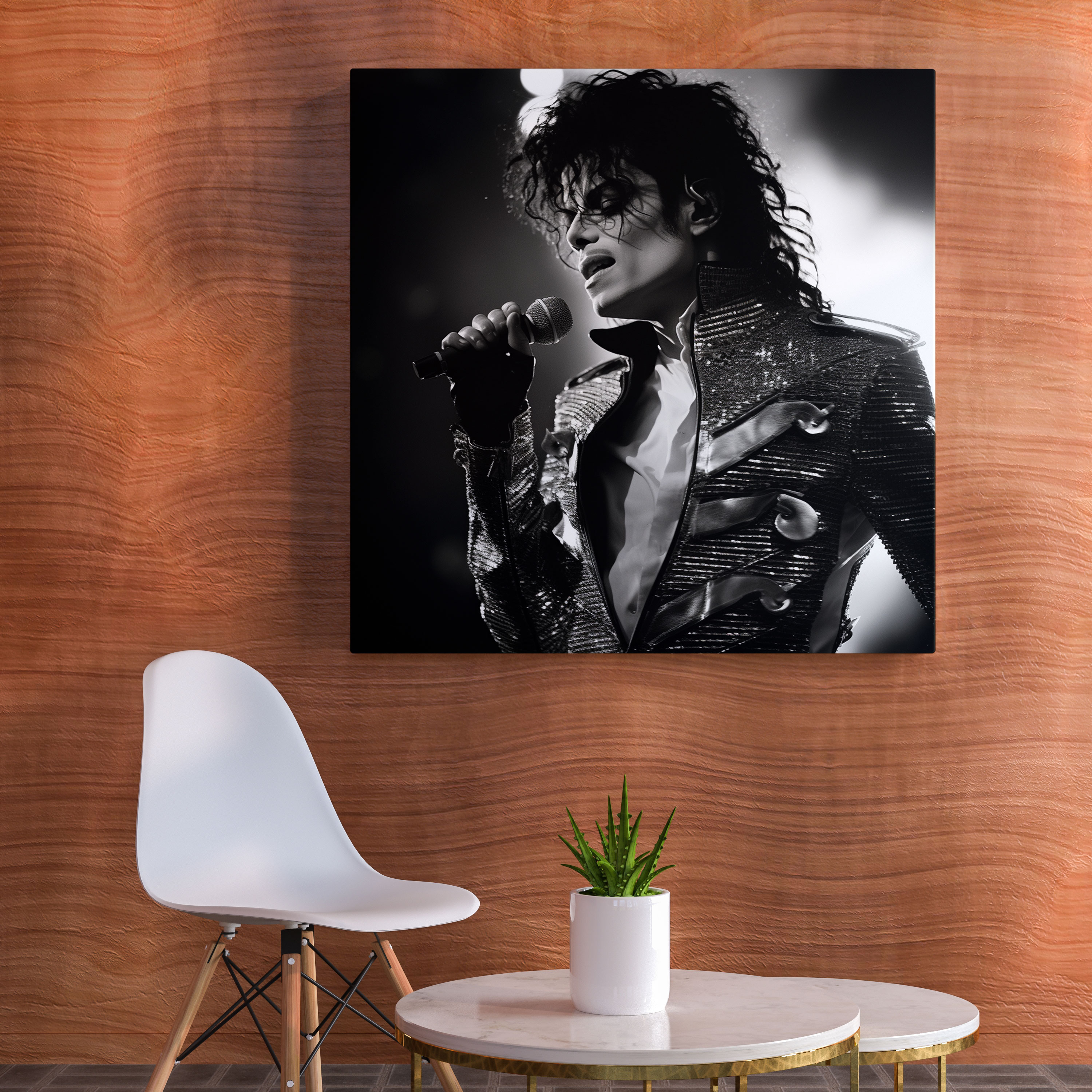 Micheal Jackson Canvas Print - Artistic Live Performance - Micheal Jackson, Wall Art, Micheal Jackson, Home Decoration