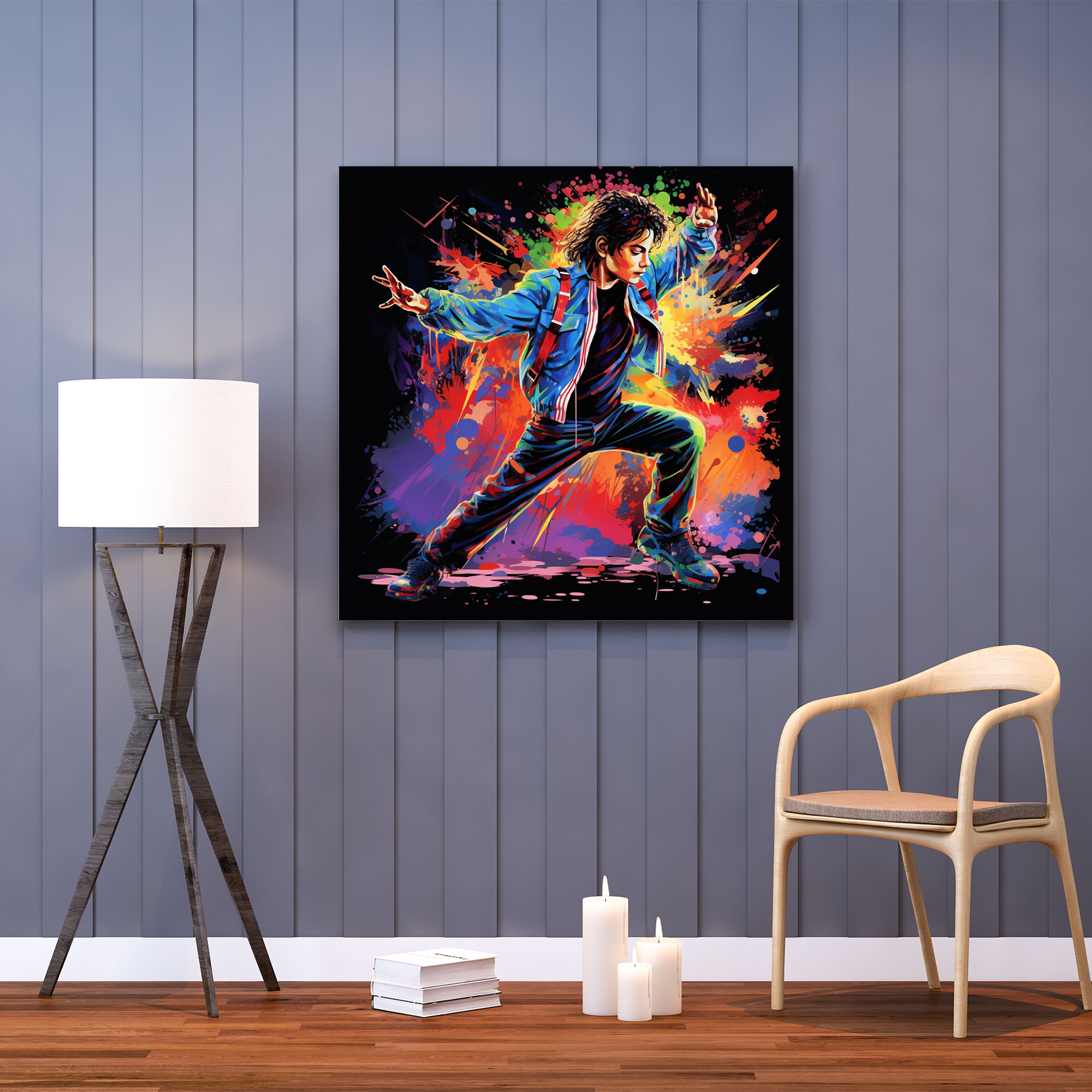 Leinwandbild Michael Jackson - Lebendige Wandkunst - Musiklegende