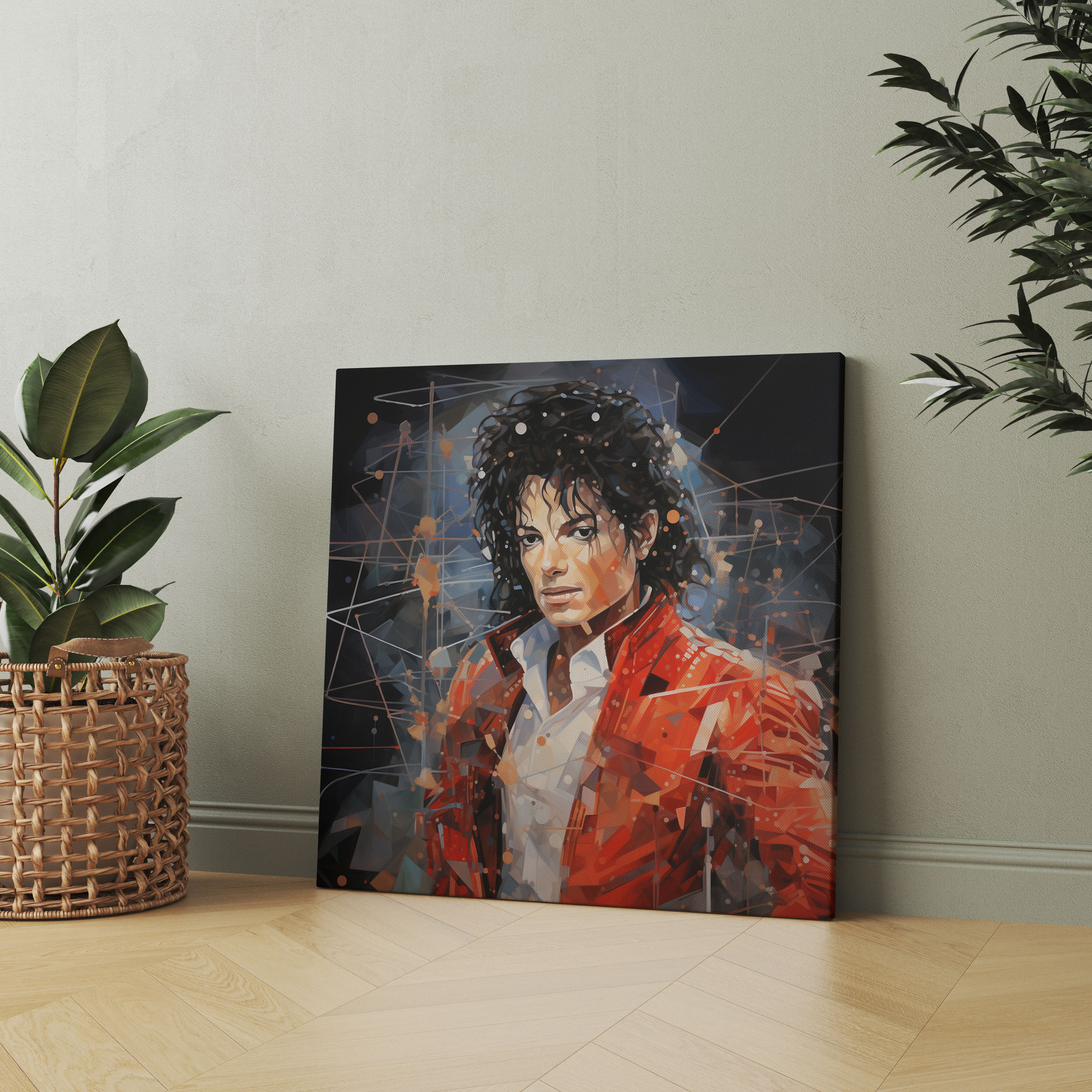 Michael Jackson Canvas Print - Geometric Wall Art - Micheal Jackson, Canvas Print, Home Decoration, Canvas