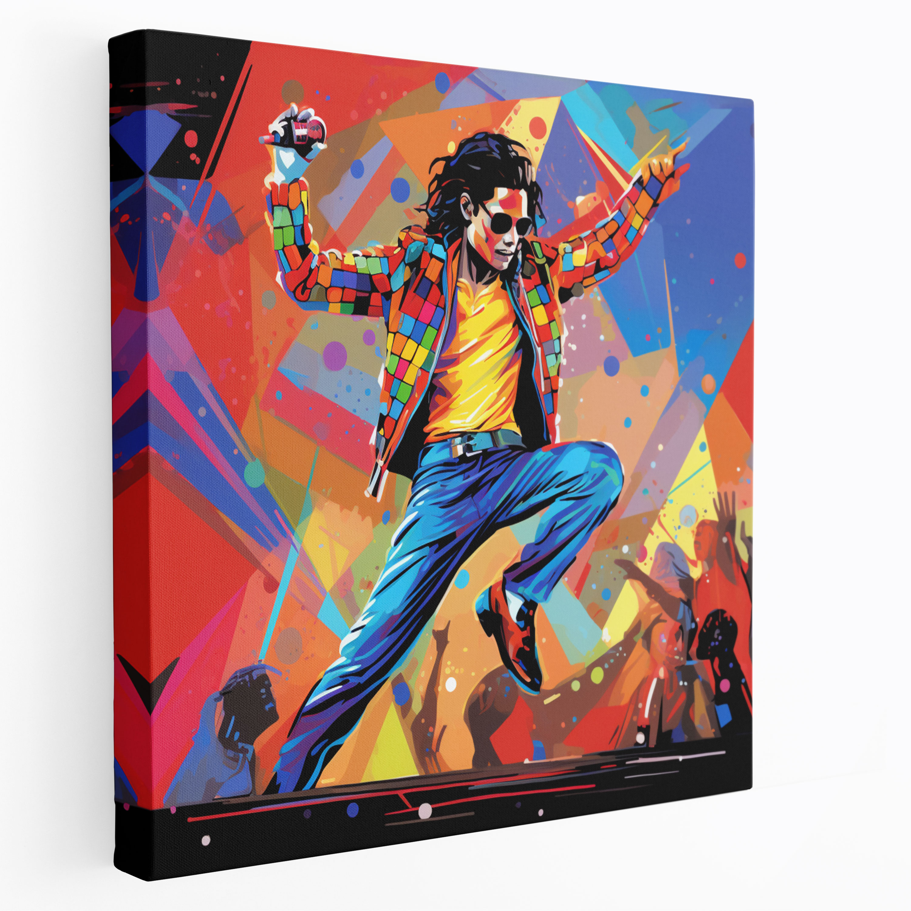 Micheal Jackson Canvas Print - Pop Art Wall Art - Micheal Jackson, Music, Canvas Print, Wall Art