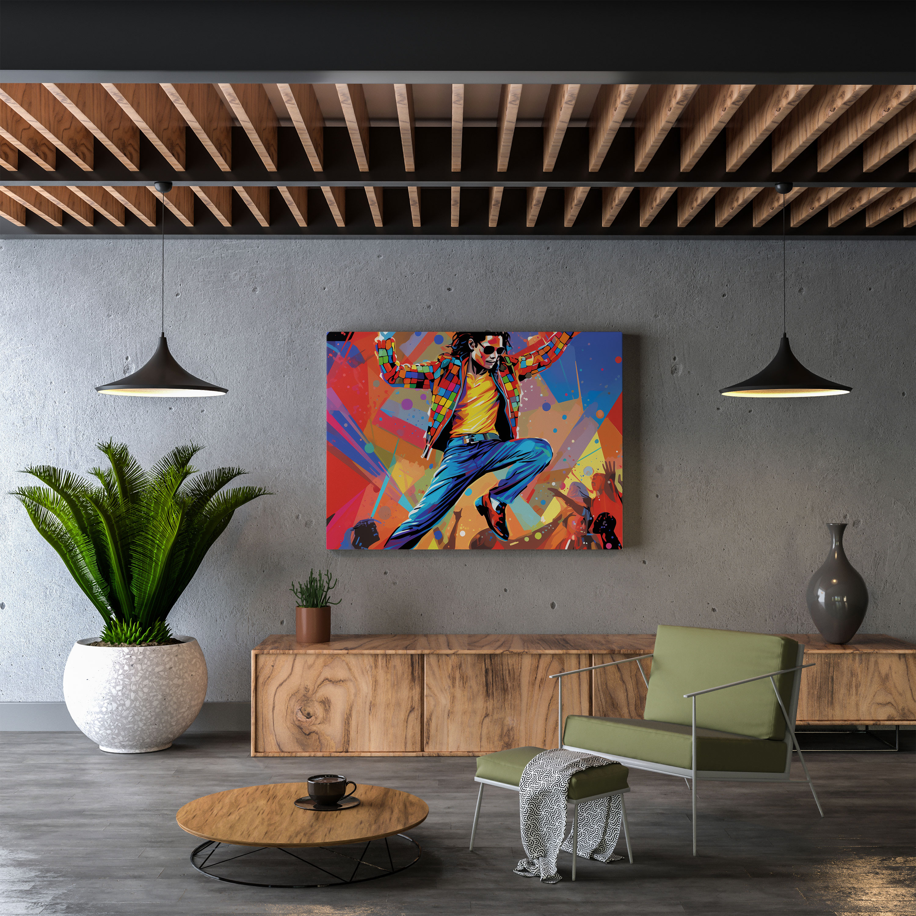 Micheal Jackson Canvas Print - Pop Art Wall Art - Micheal Jackson, Music, Canvas Print, Wall Art