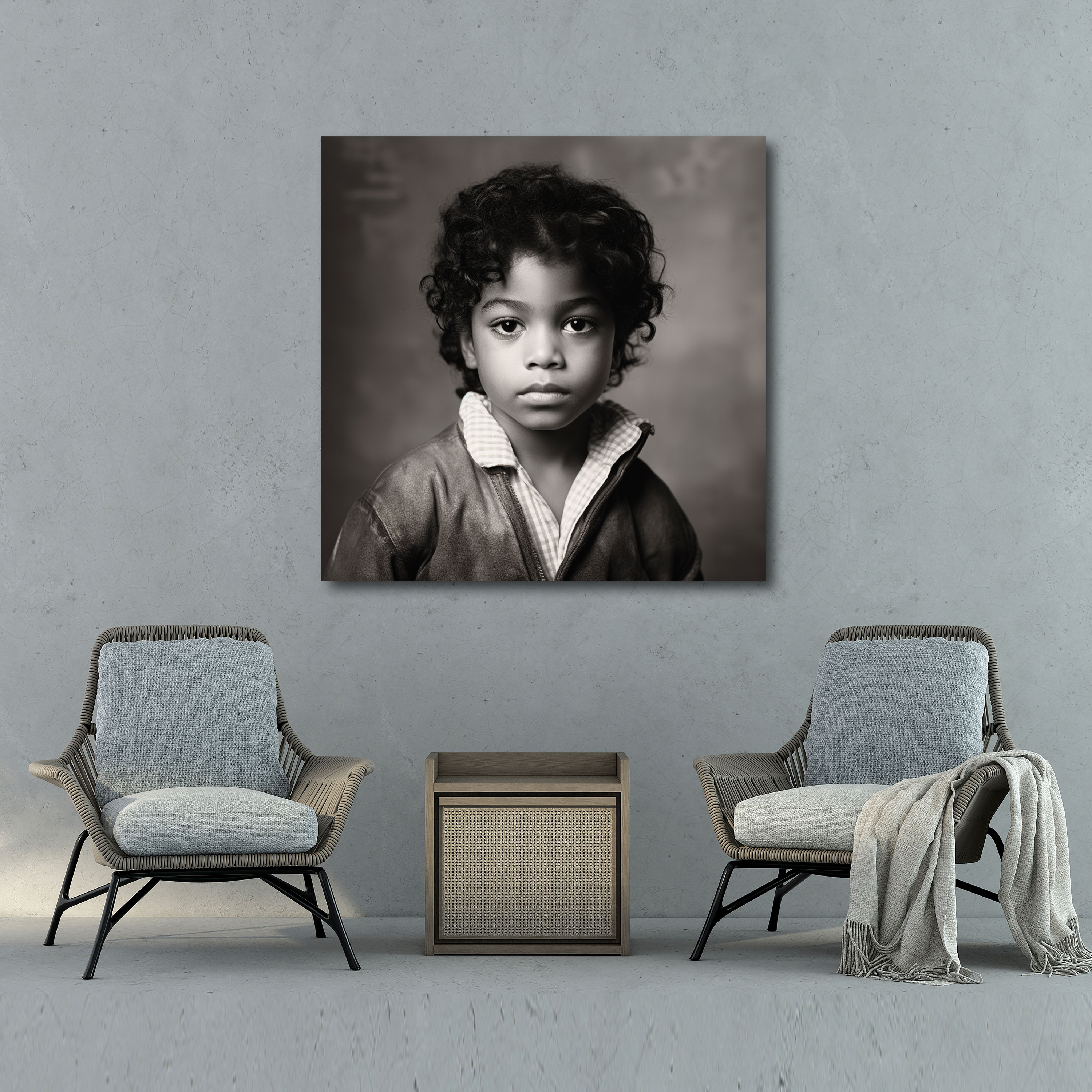 Michael Jackson Wandbild - Schwarz-Weiß Leinwandbild - Wanddekoration schwarz-weiß