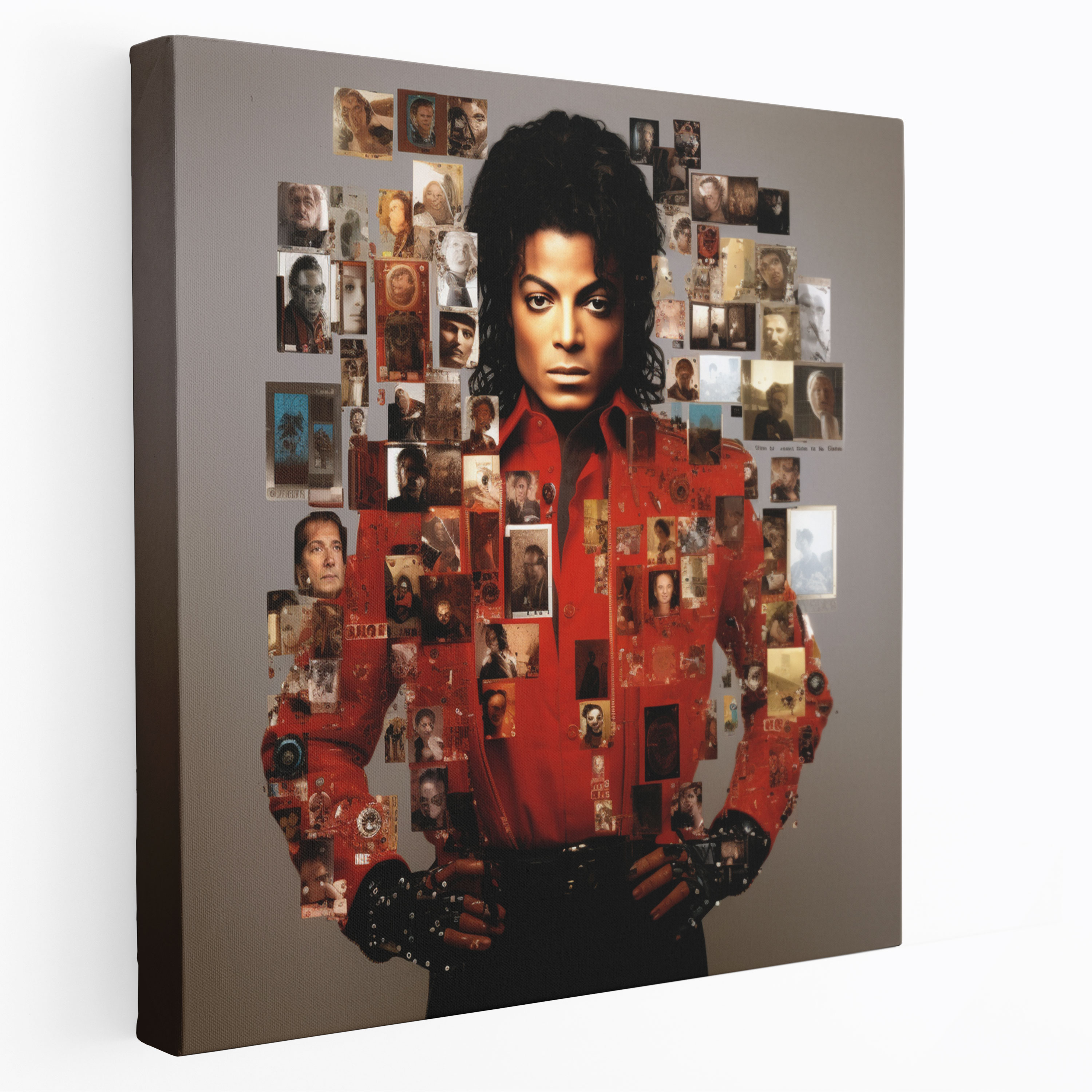 Micheal Jackson Wandkunst - Collage Leinwandbild - Fotografien Wohnkultur
