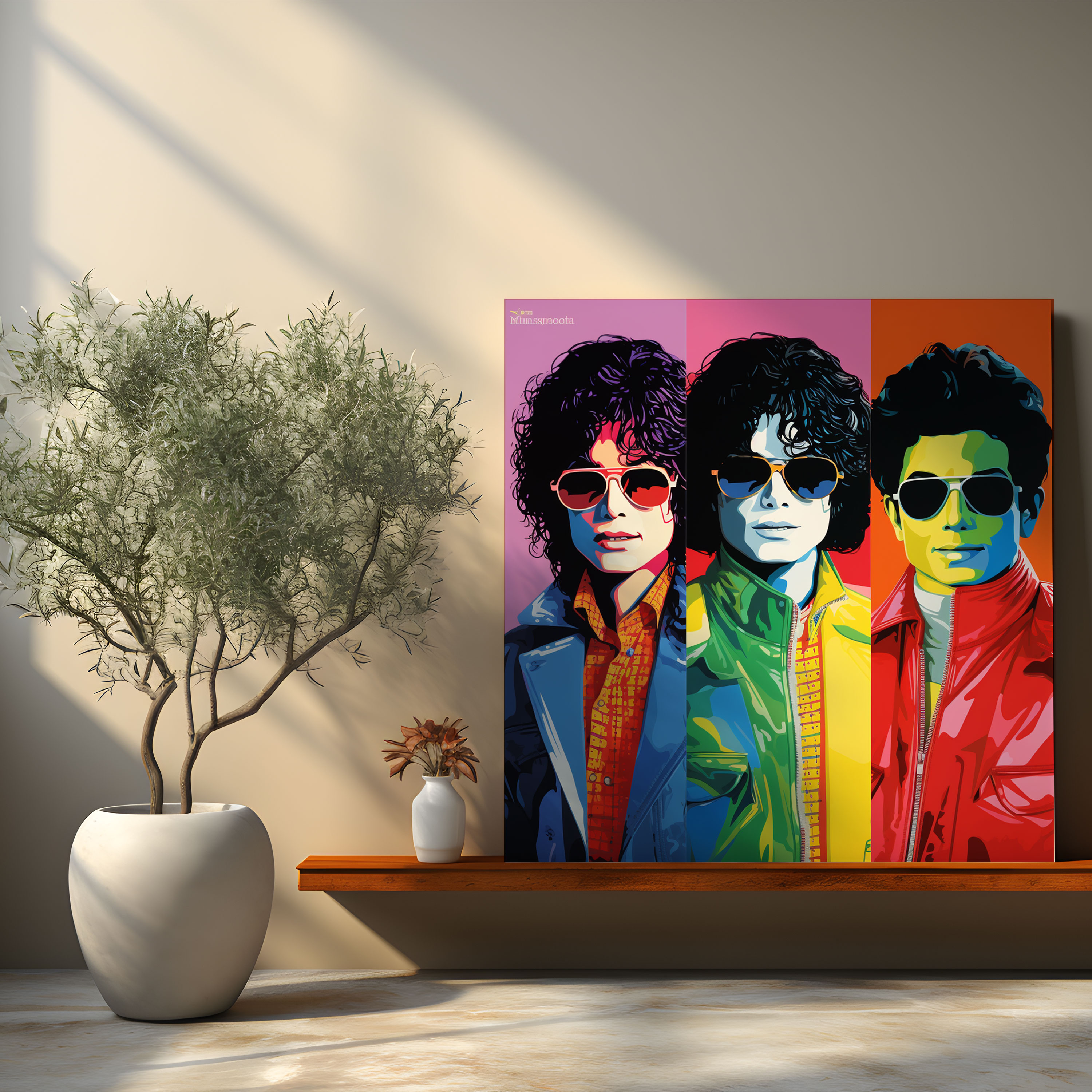 Micheal Jackson Wall Art - Pop Art Canvas Print Set - Micheal Jackson, Portraits, Canvas Wall Art, Canvas