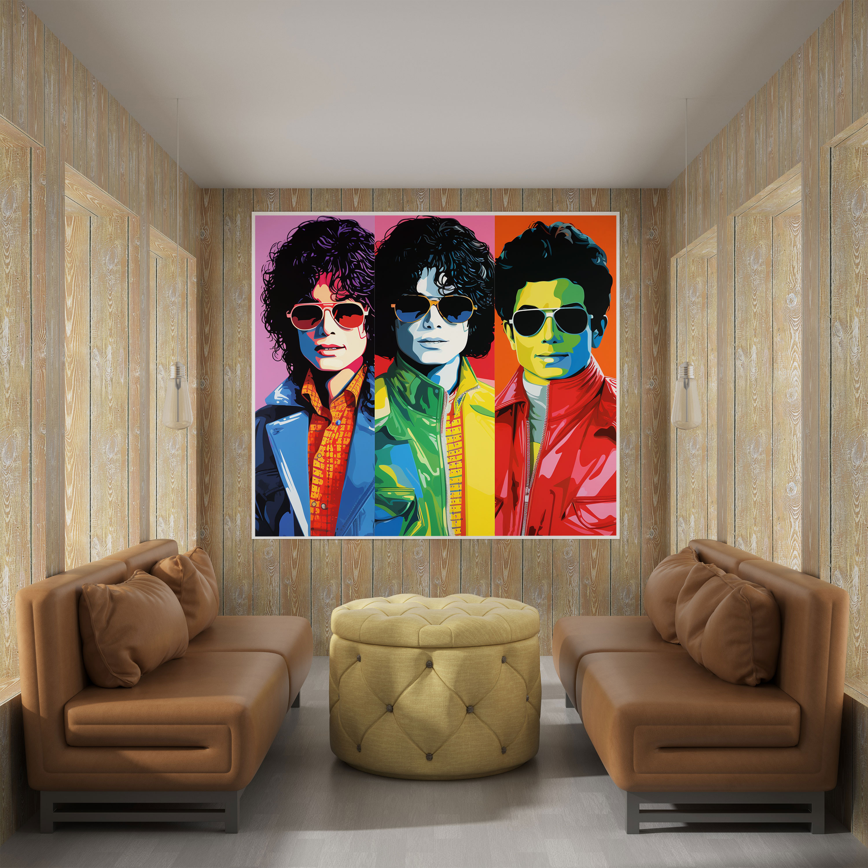 Micheal Jackson Wall Art - Pop Art Canvas Print Set - Micheal Jackson, Portraits, Canvas Wall Art, Canvas