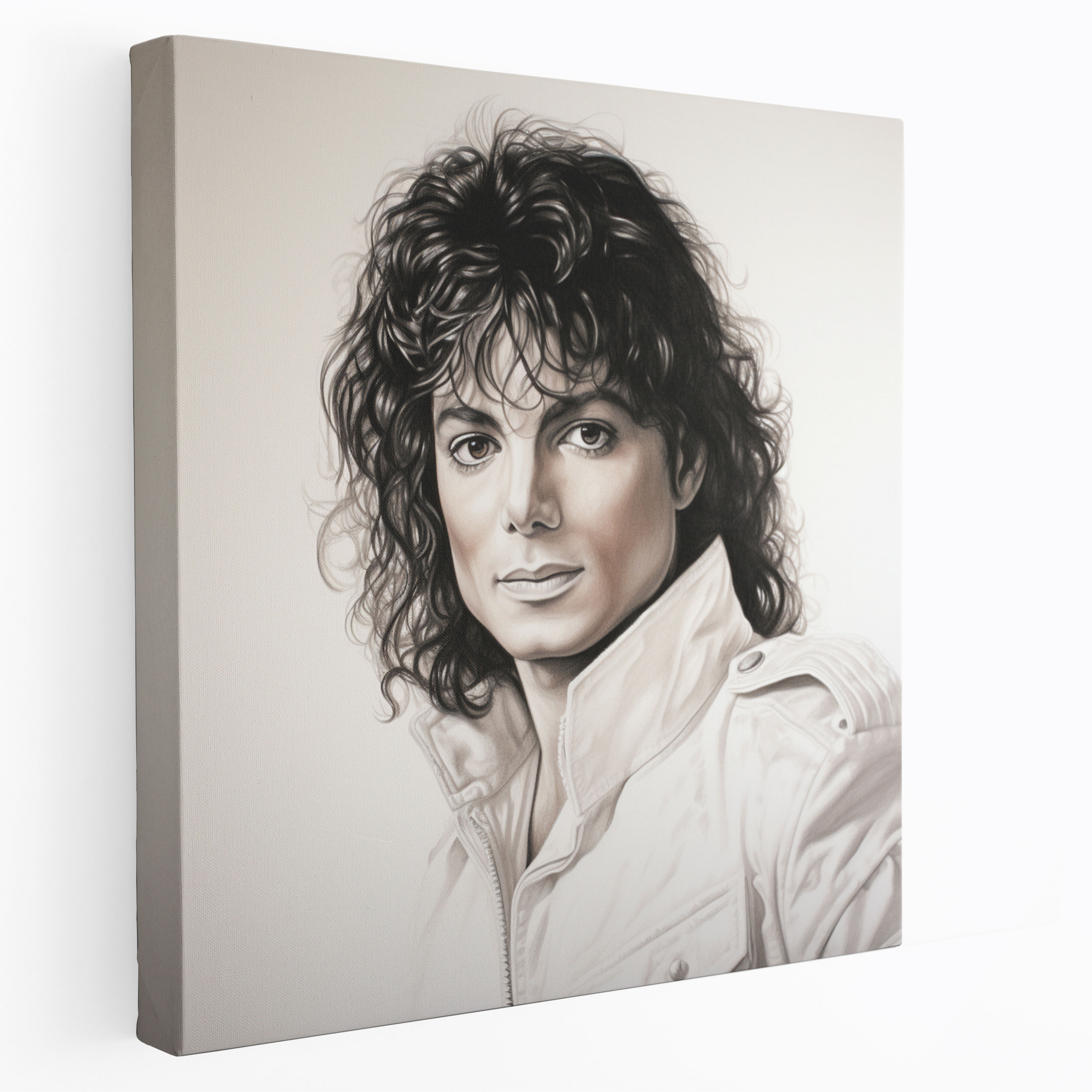 Micheal Jackson Wall Decoration - Detailed Sketch Canvas Print - Micheal Jackson, Canvas Print, Home Decoration, Sketch