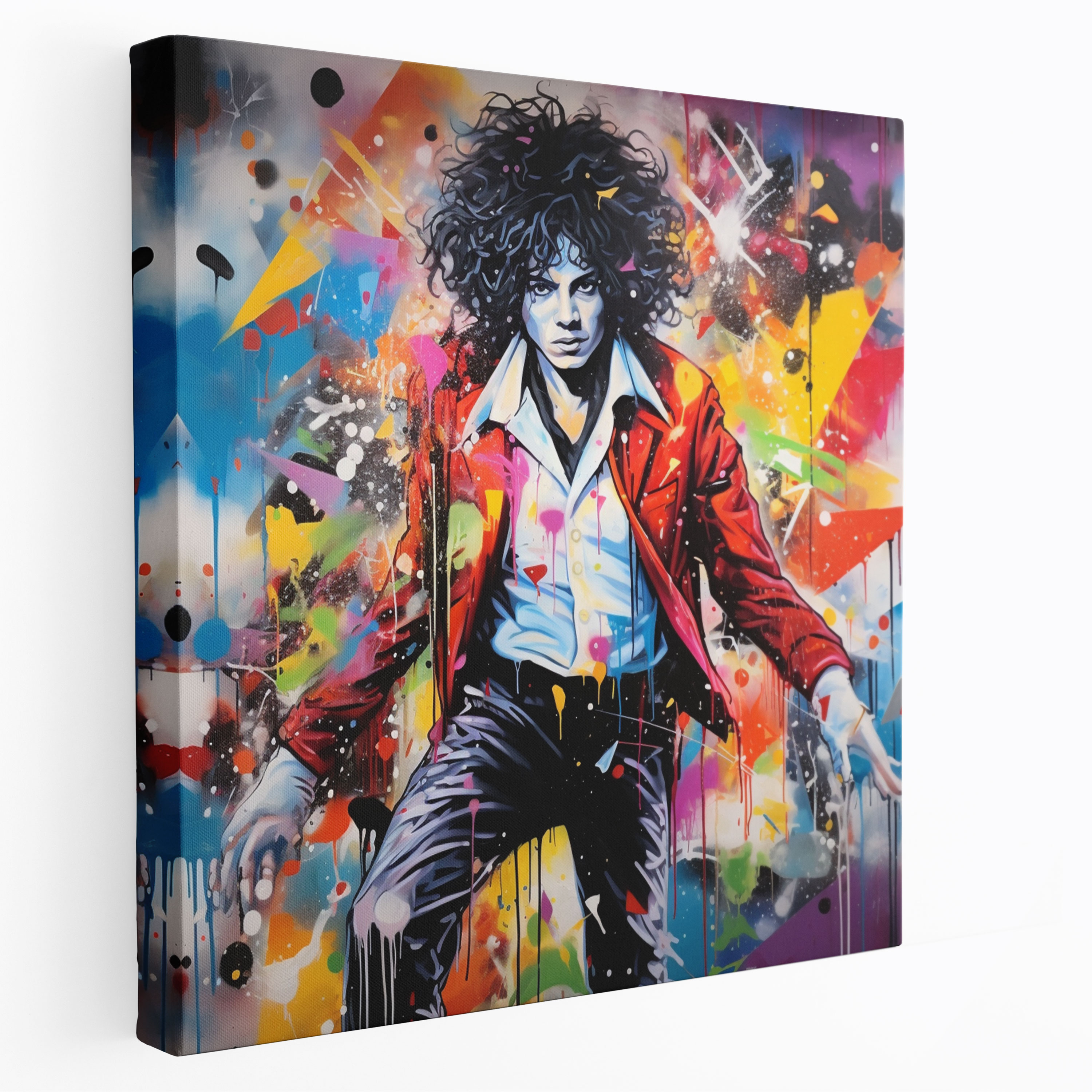 Micheal Jackson Wall Decoration - Graffiti-Inspired Artwork - Micheal Jackson, Wall Decoration, Canvas, Canvas Print