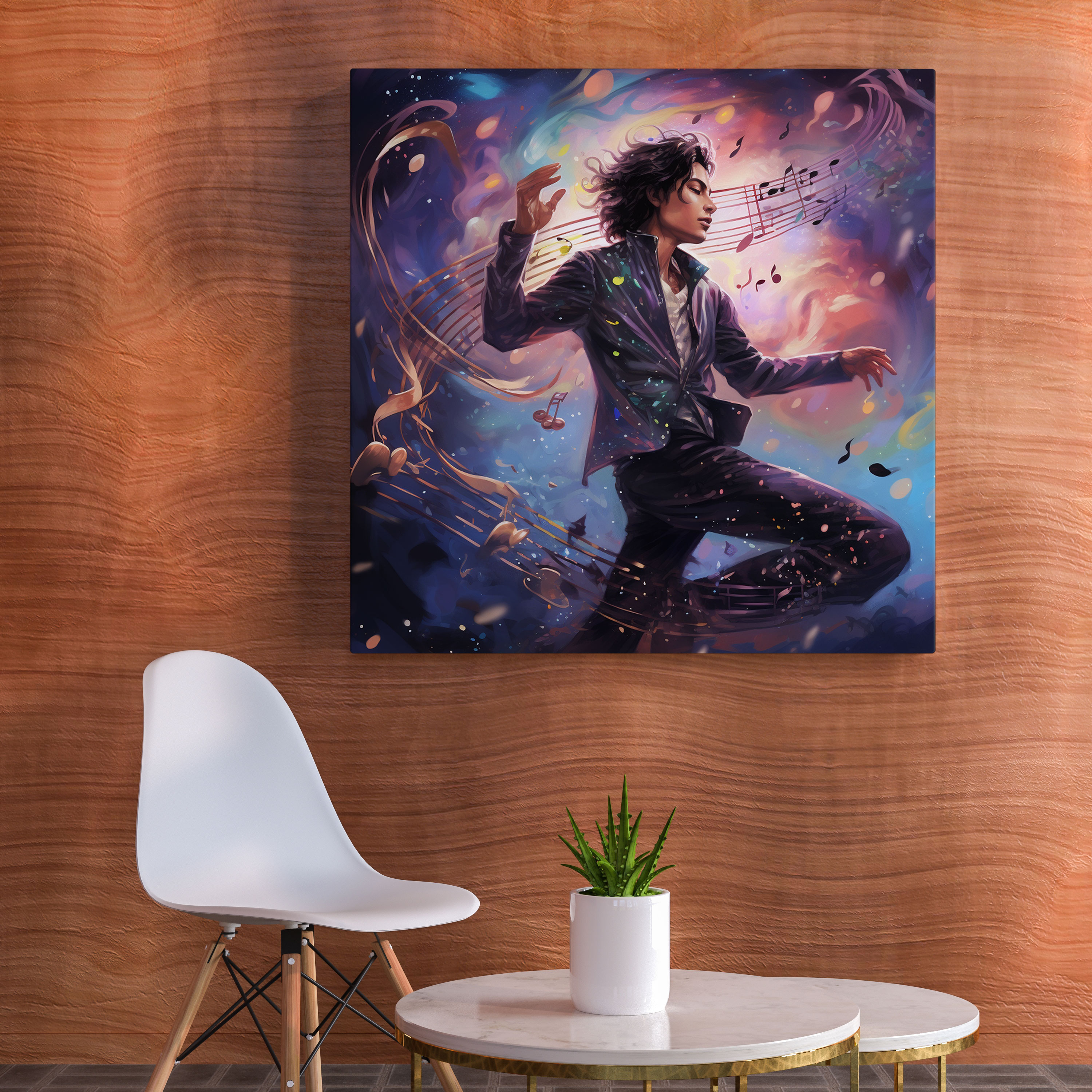 Micheal Jackson Canvas Print - Surreal Digital Painting - Micheal Jackson, Wall Decoration, Wall Art, Canvas