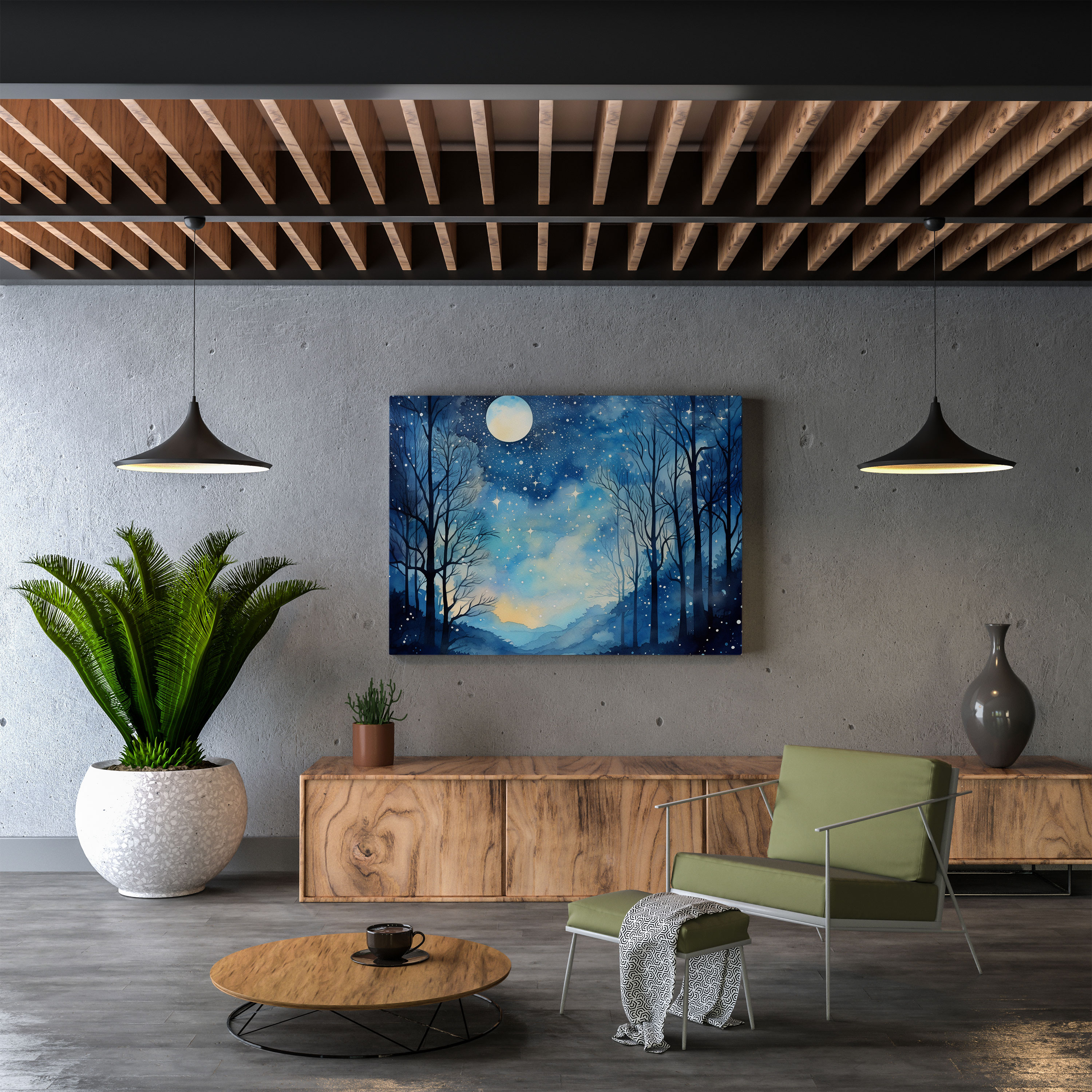 Midnight Dreams Canvas Print - Midnight, Wall Decoration, Canvas, Canvas Wall Art