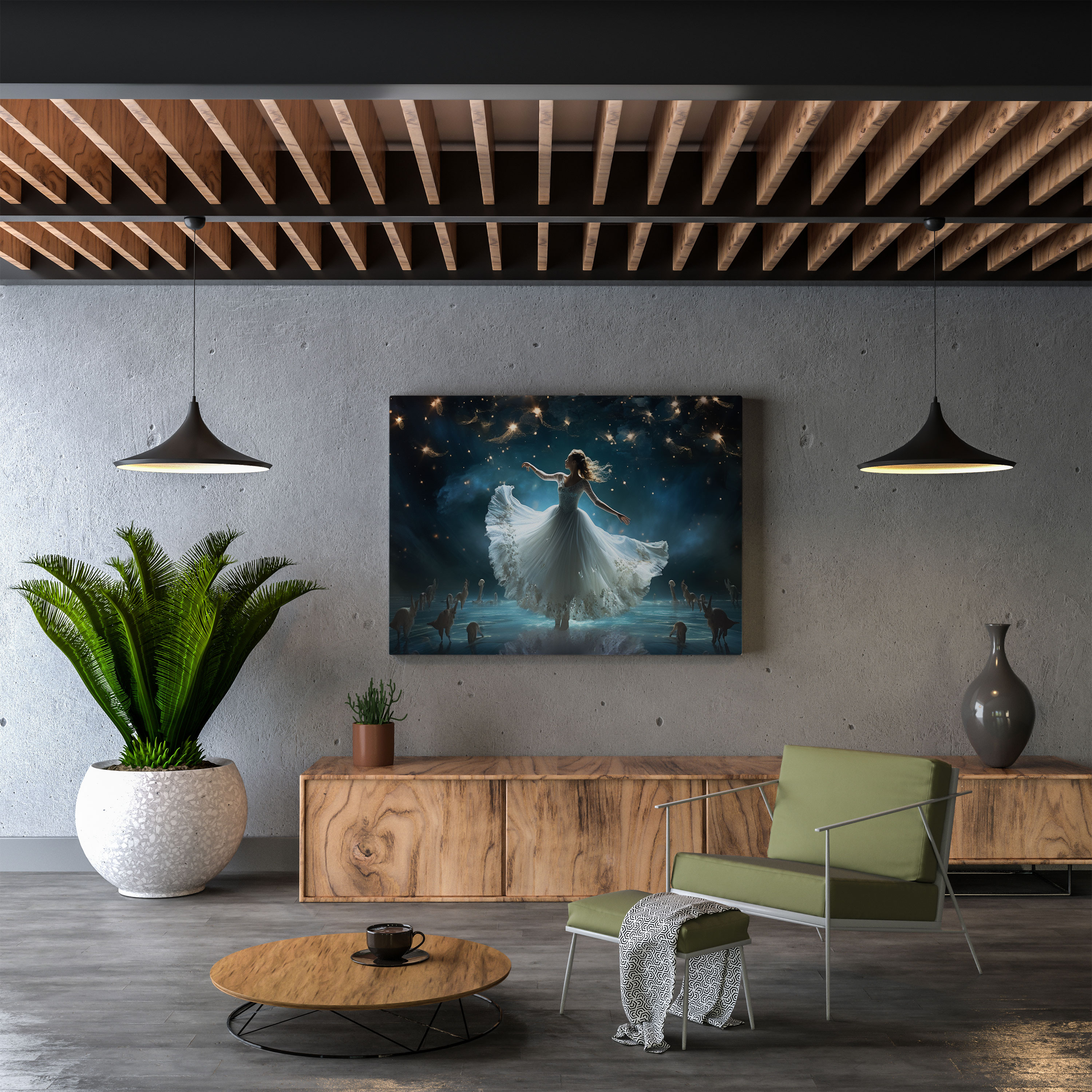 Midnight Ballet Canvas Print - Midnight, Canvas Wall Art, Canvas, Wall Art