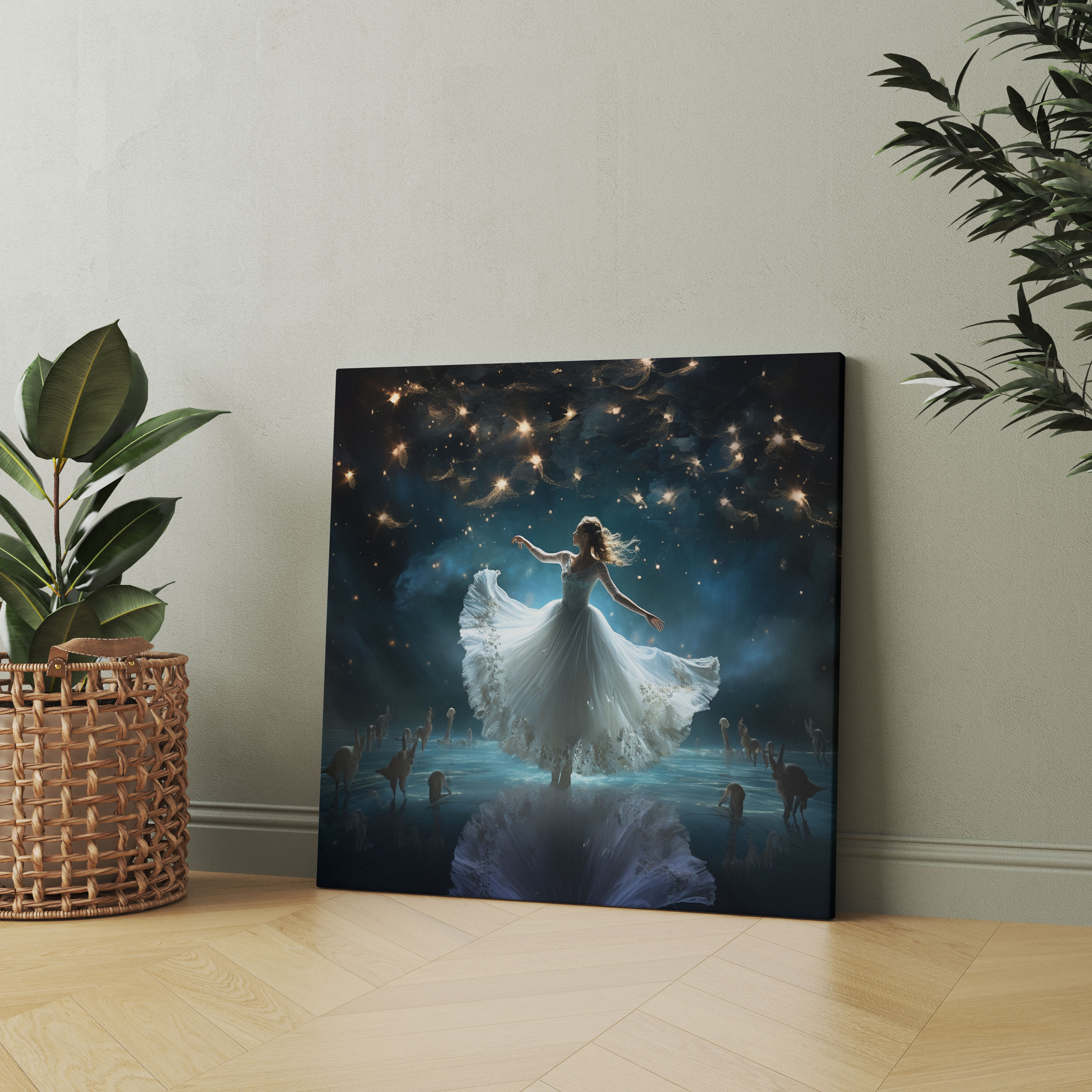 Midnight Ballet Canvas Print - Midnight, Canvas Wall Art, Canvas, Wall Art