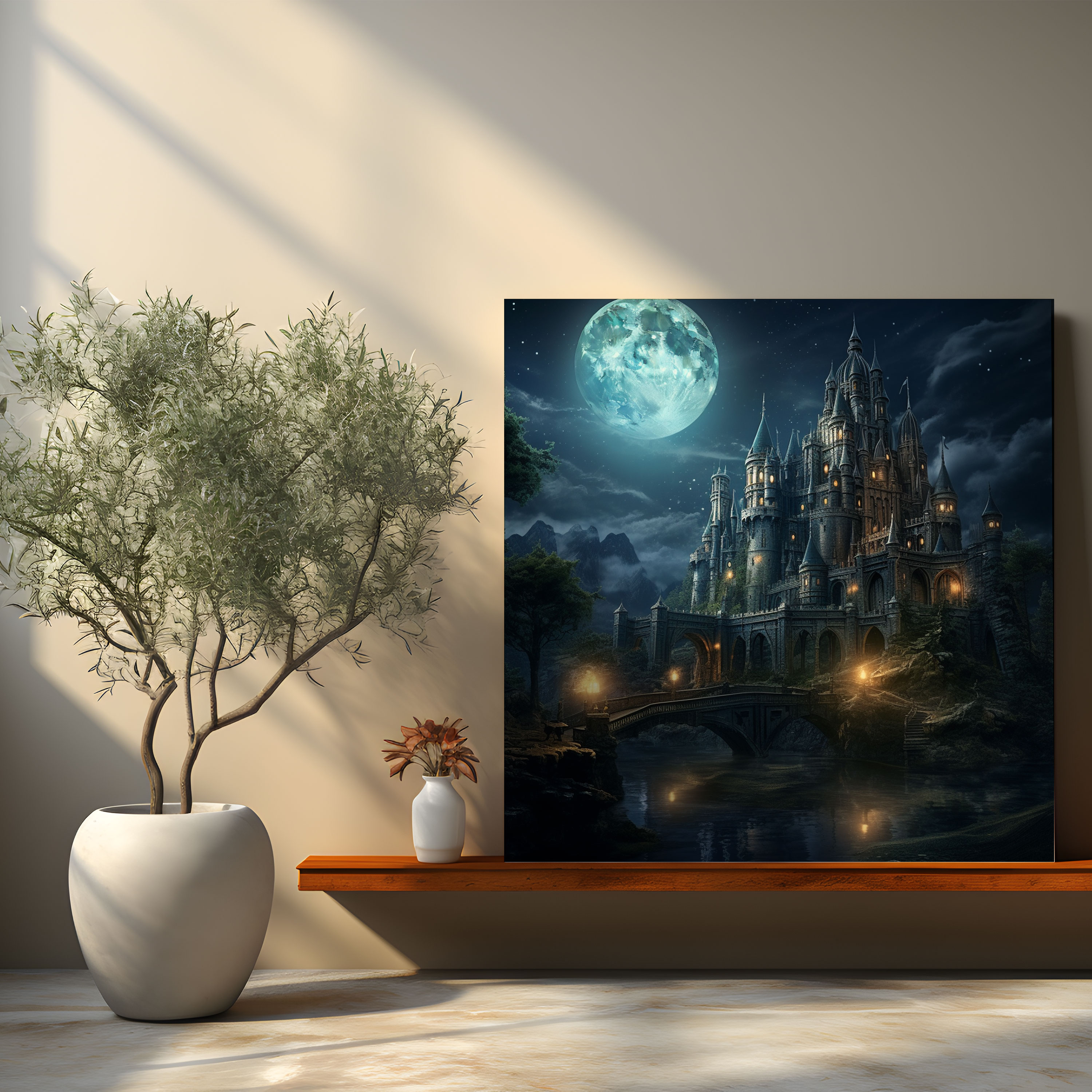 Midnight Castle Wall Art - Midnight, Midnight, Castle, Wall Art