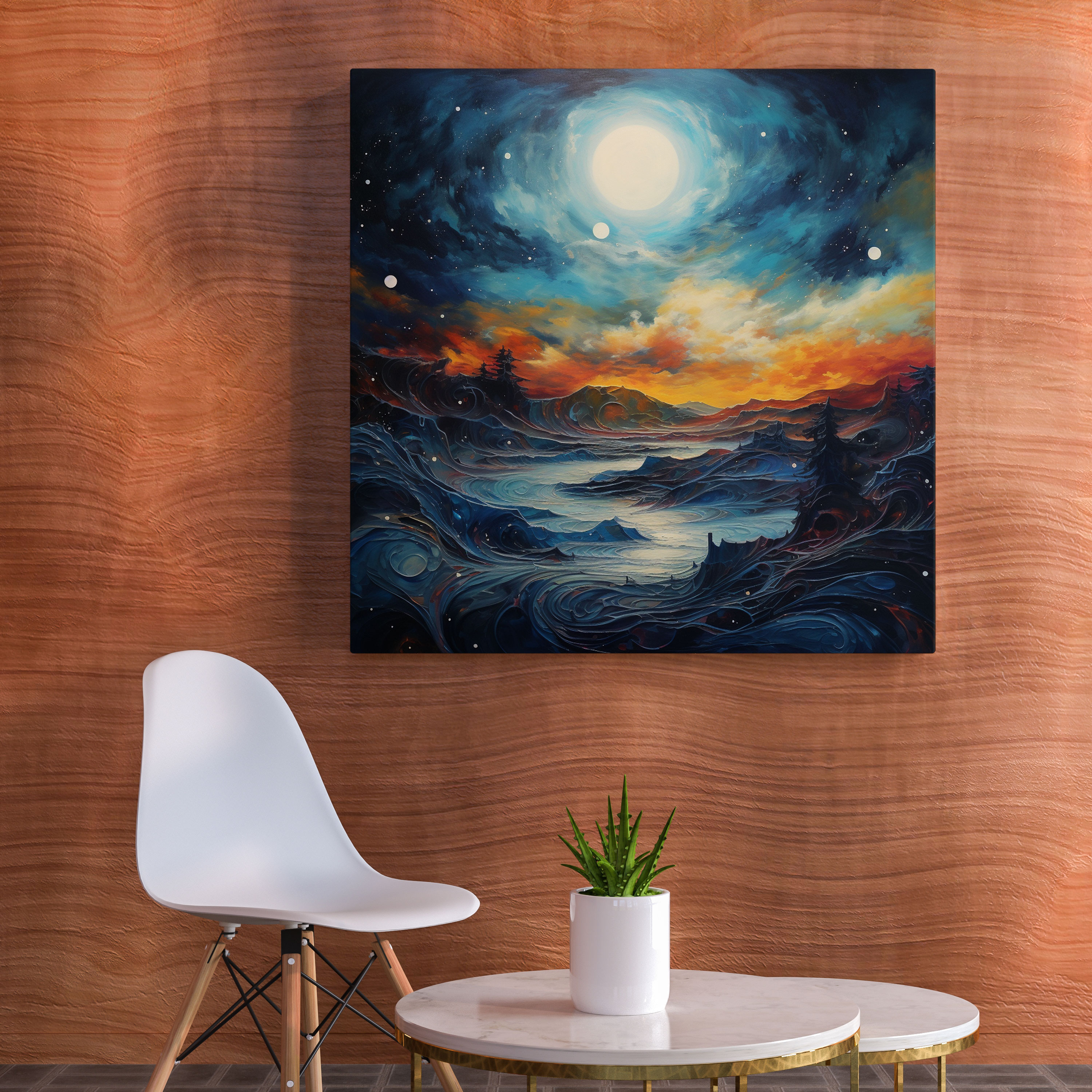Midnight Dreams Canvas Print - Midnight, Mystery, Magic, Nature