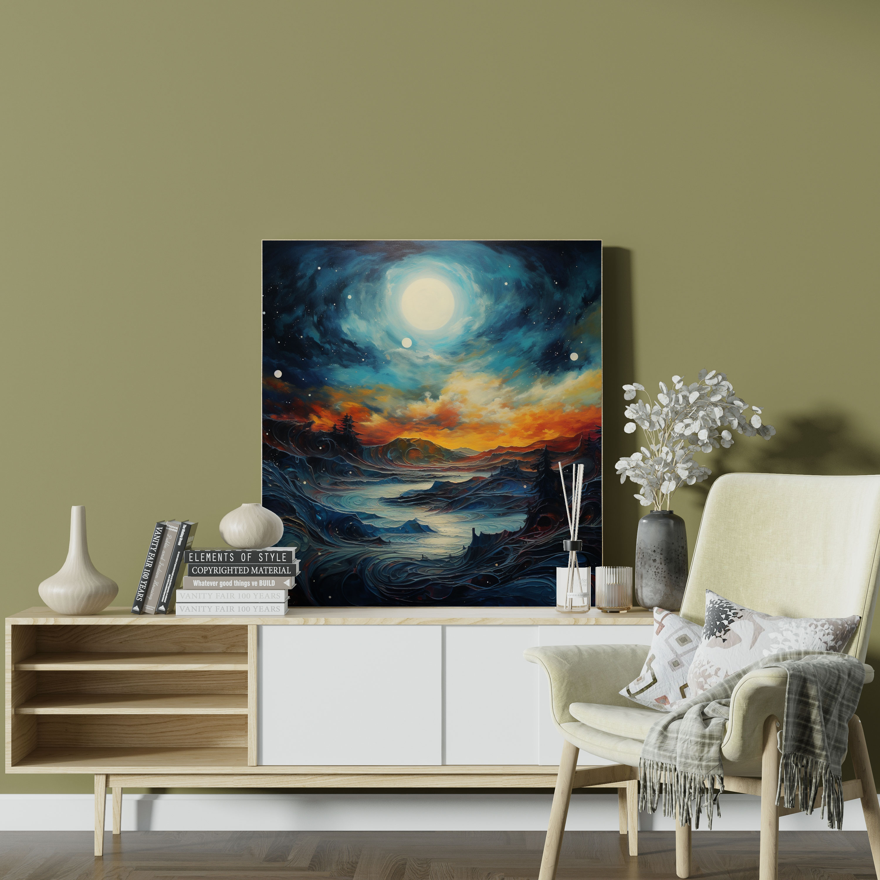 Midnight Dreams Canvas Print - Midnight, Mystery, Magic, Nature