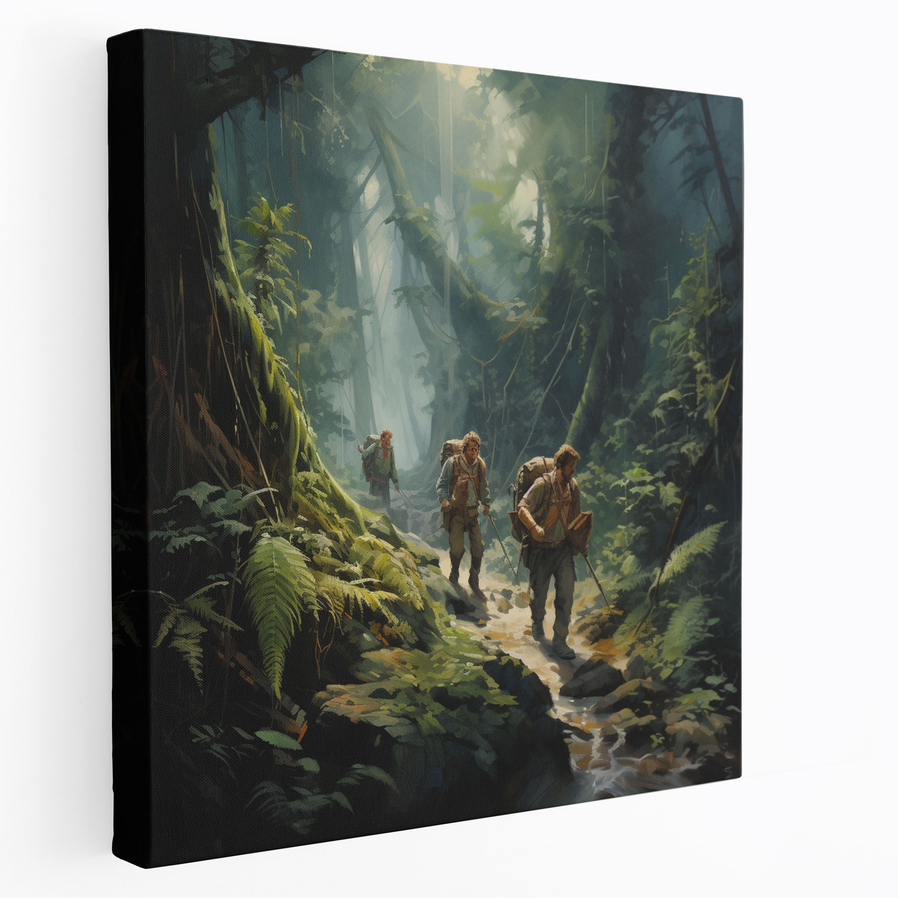 Middle Earth Forest Wall Art - Middle Earth, Group Of Adventurers, Wall Decoration, Canvas