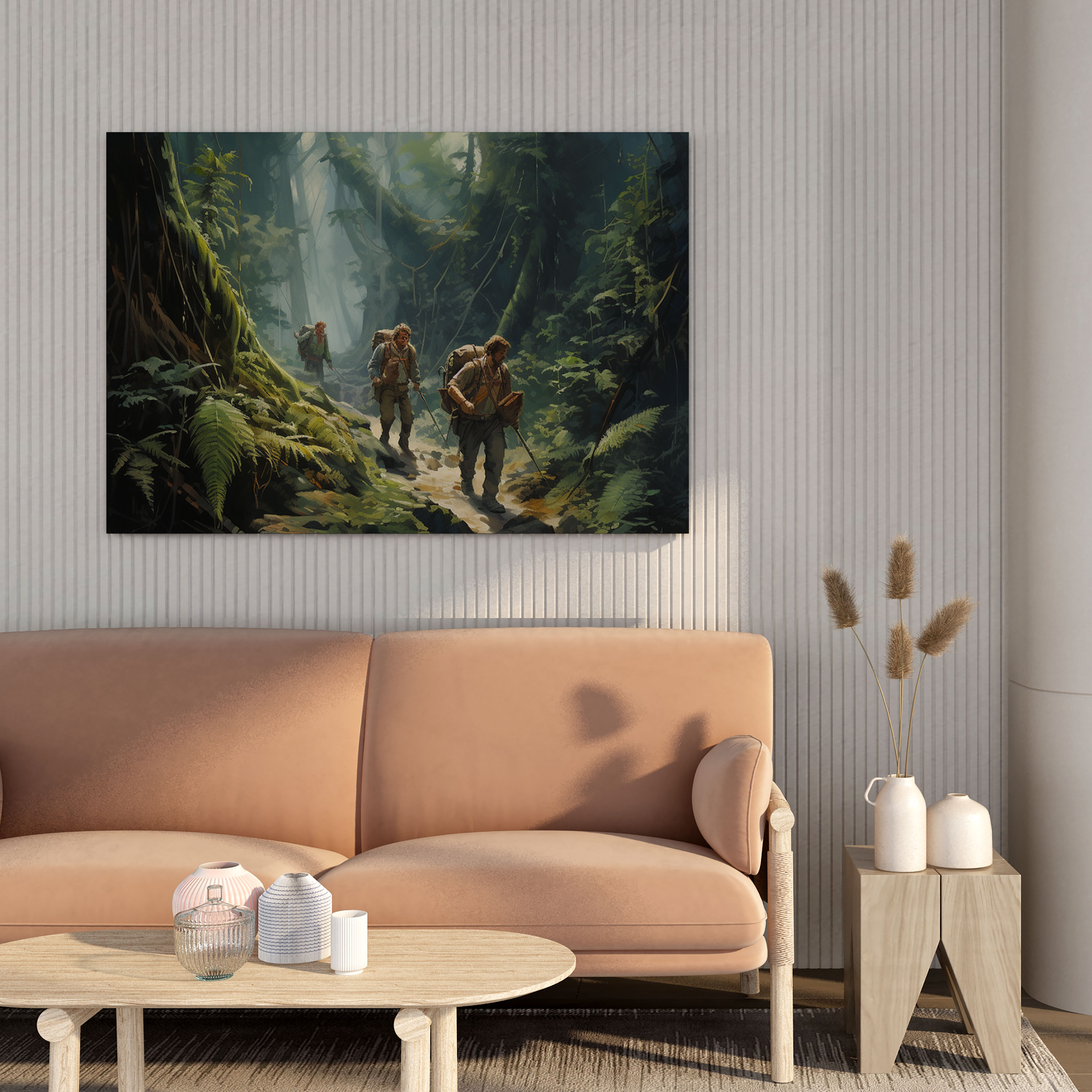 Middle Earth Forest Wall Art - Middle Earth, Group Of Adventurers, Wall Decoration, Canvas