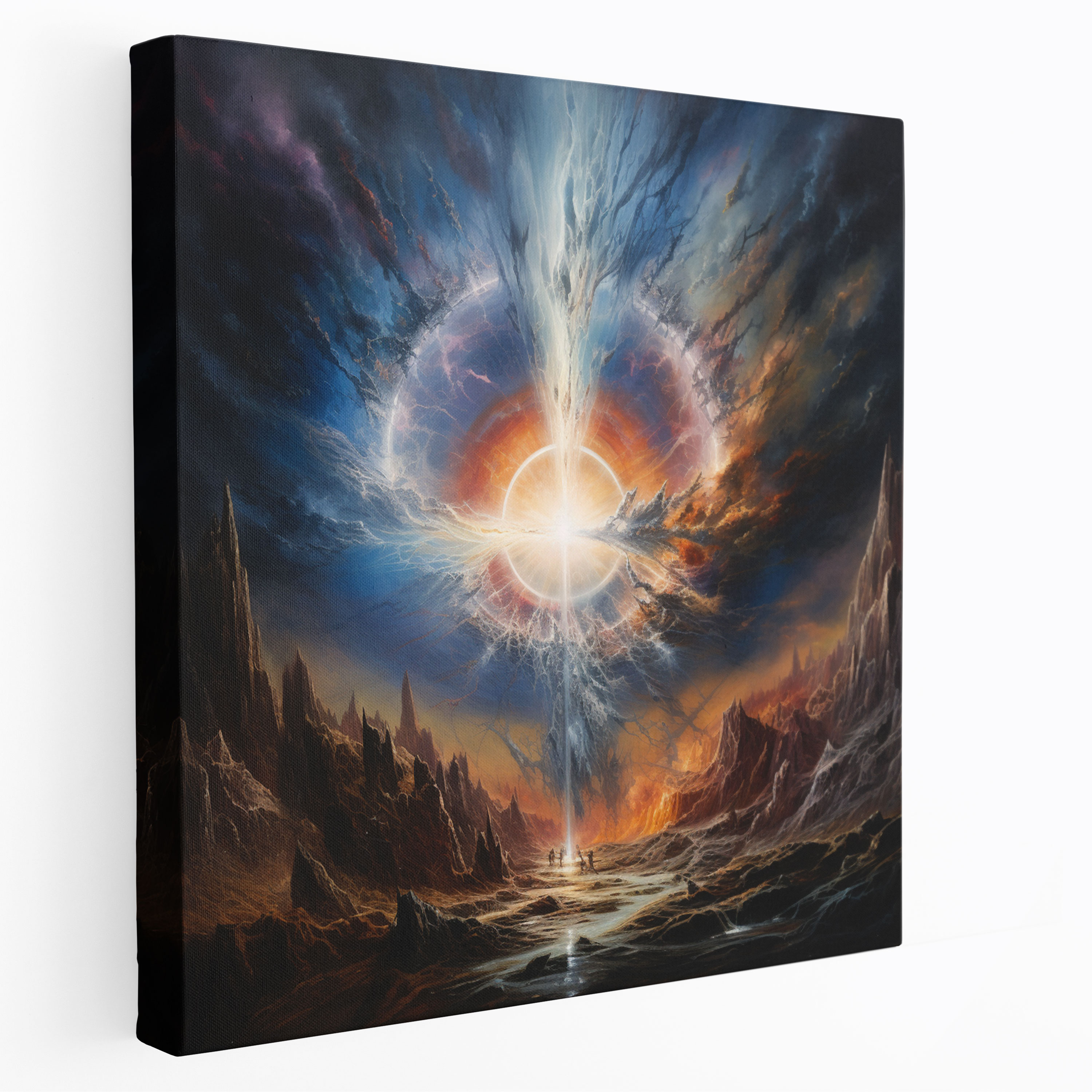 Leinwandbild Mittelerde-Energie - Mittelerde Leinwandbild Leinwand-Wandkunst
