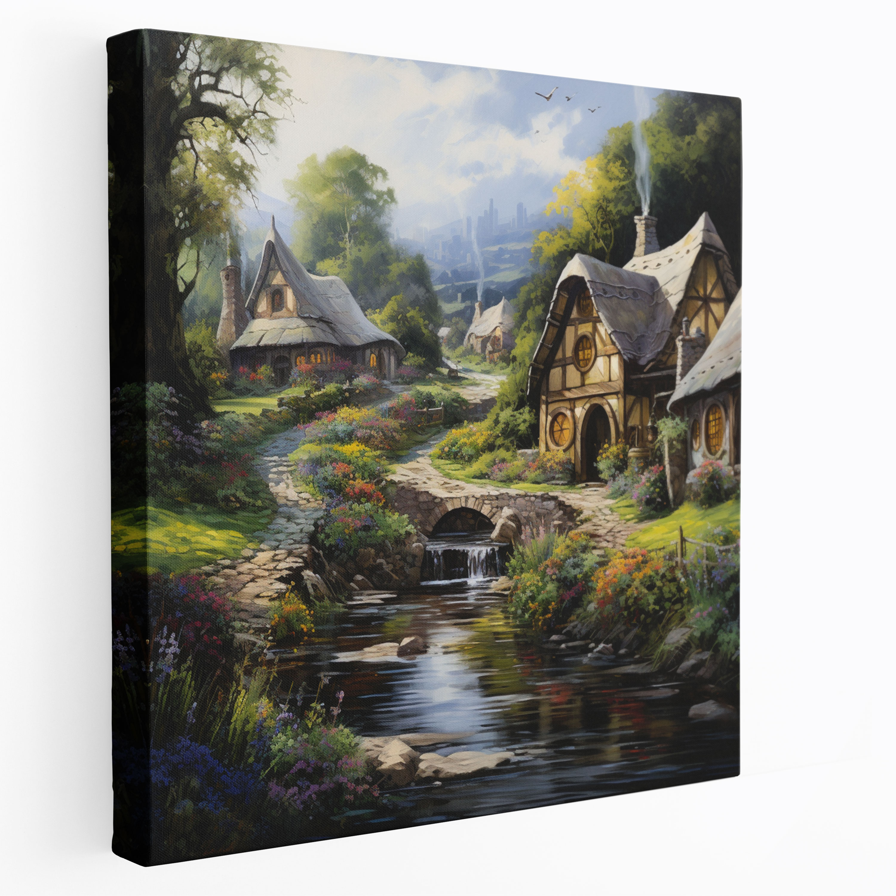 Middle Earth River Canvas Print - Middle Earth, Middle Earth, Canvas Print, Serene River