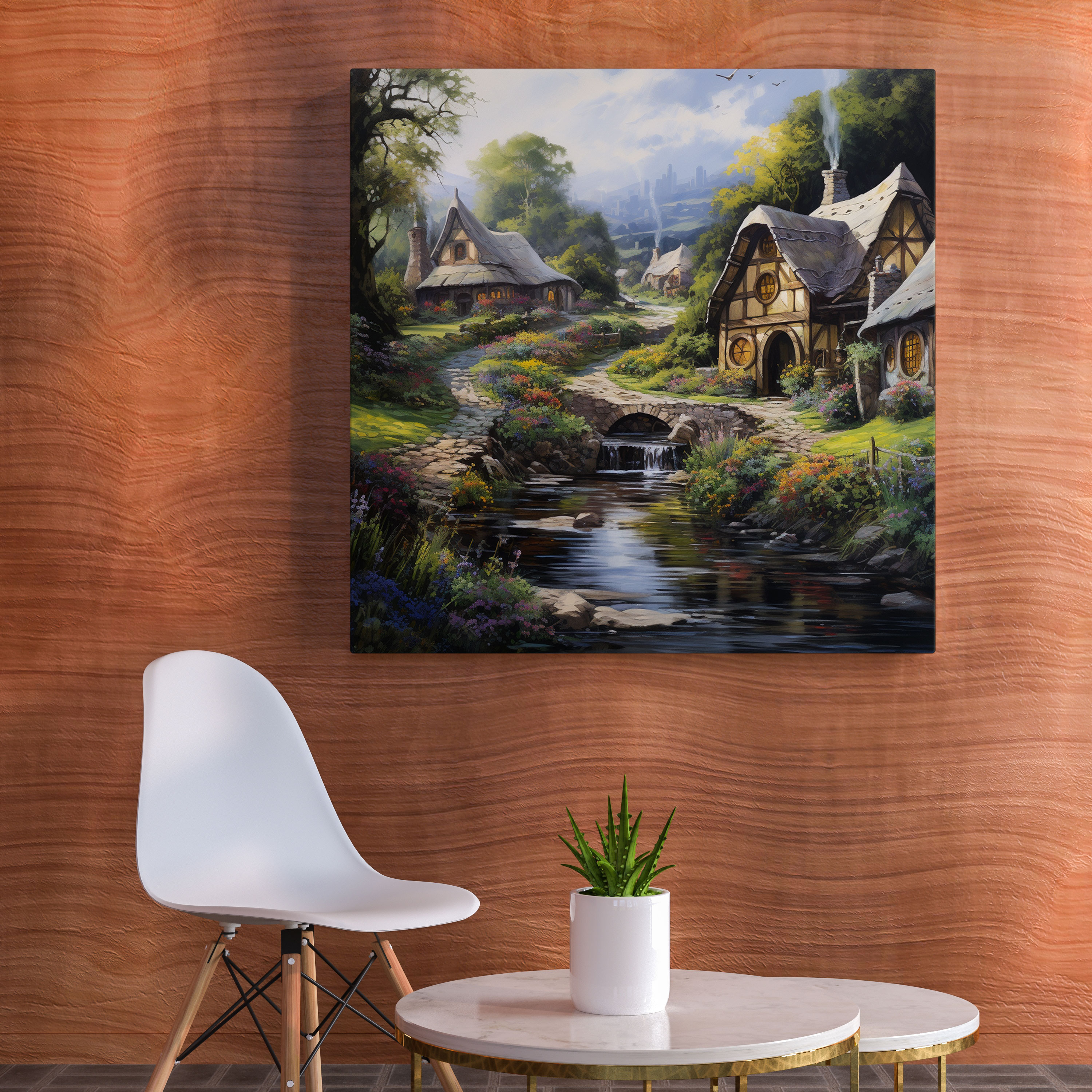 Middle Earth River Canvas Print - Middle Earth, Middle Earth, Canvas Print, Serene River