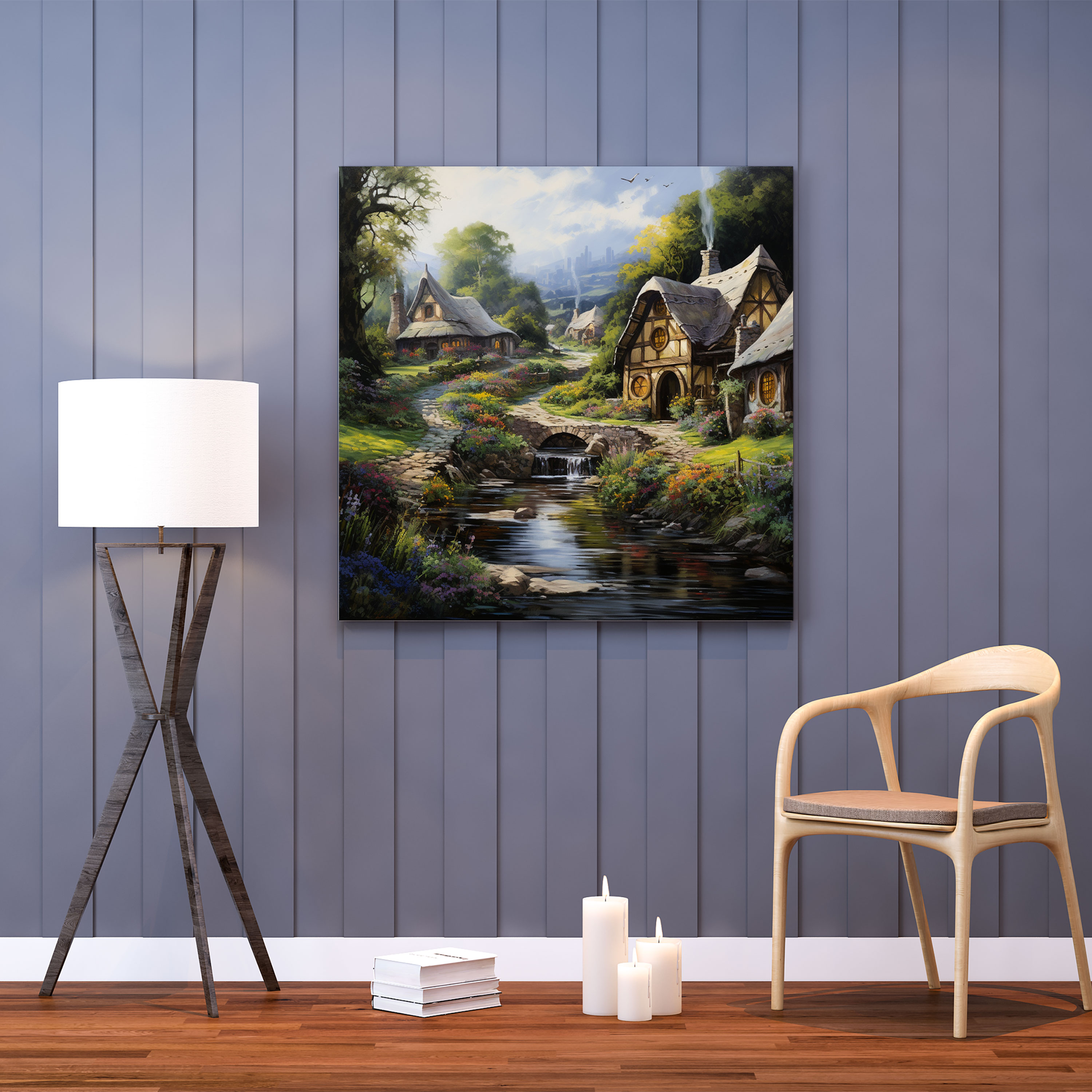 Middle Earth River Canvas Print - Middle Earth, Middle Earth, Canvas Print, Serene River