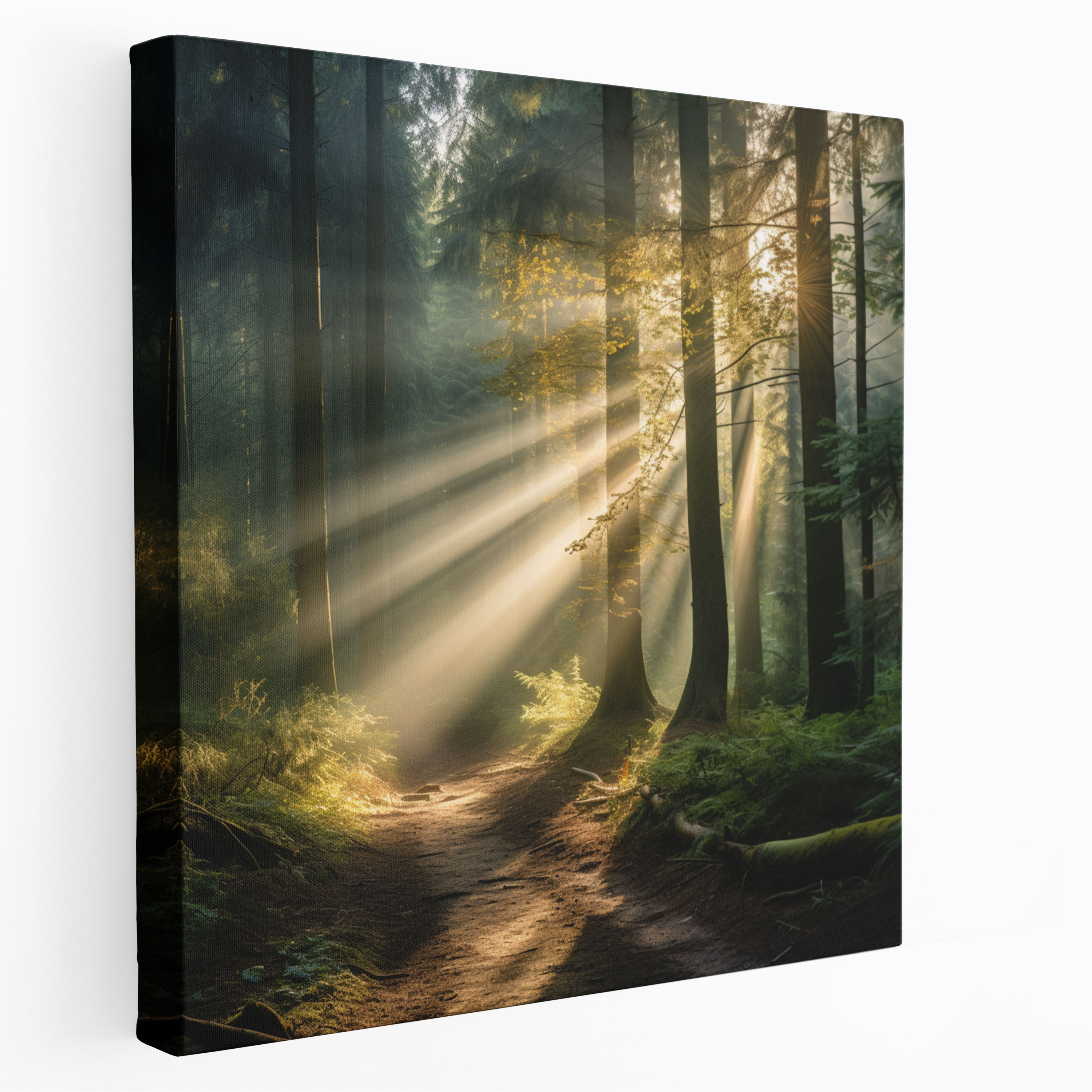 Middle Earth Canvas Print - Mystical Forest - Middle Earth, Rays Of Sunlight, Middle Earth, Home Decoration