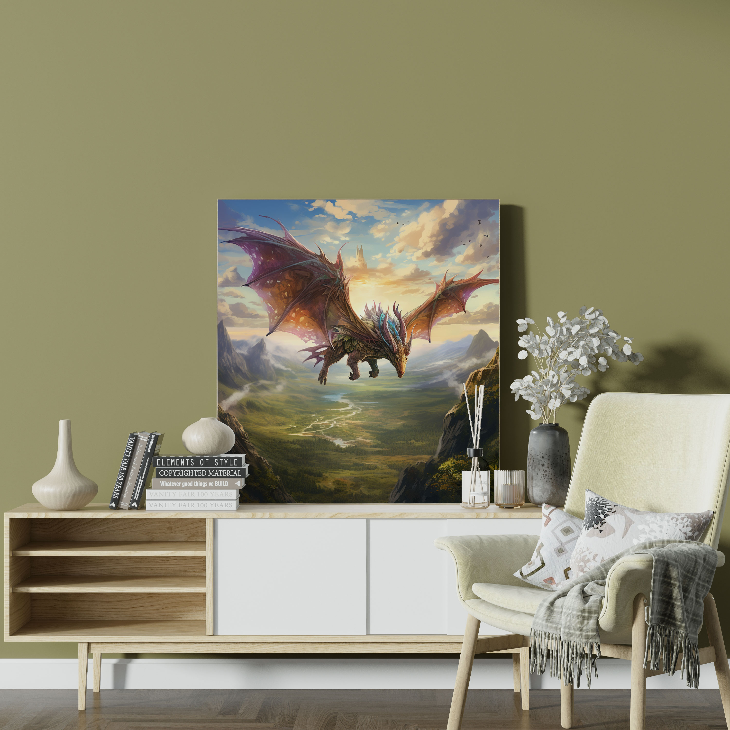 Middle Earth Canvas Print - Magical Creature - Middle Earth, Middle Earth, Wall Decoration, Wall Art