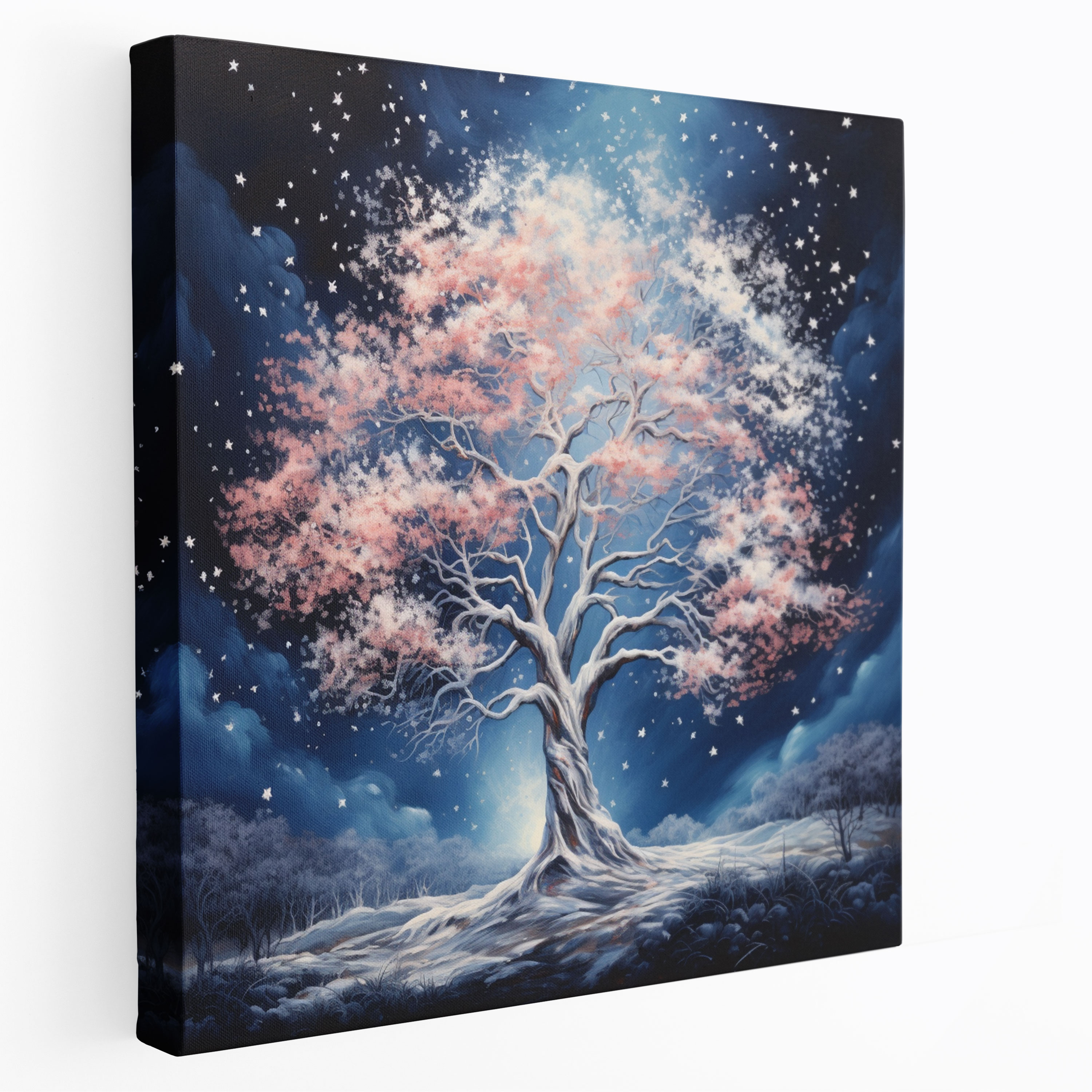 Middle Earth Canvas Print - White Tree Of Gondor Pastel Wall Art - Middle Earth, Serene Ambiance, Pastel Artwork, Middle Earth