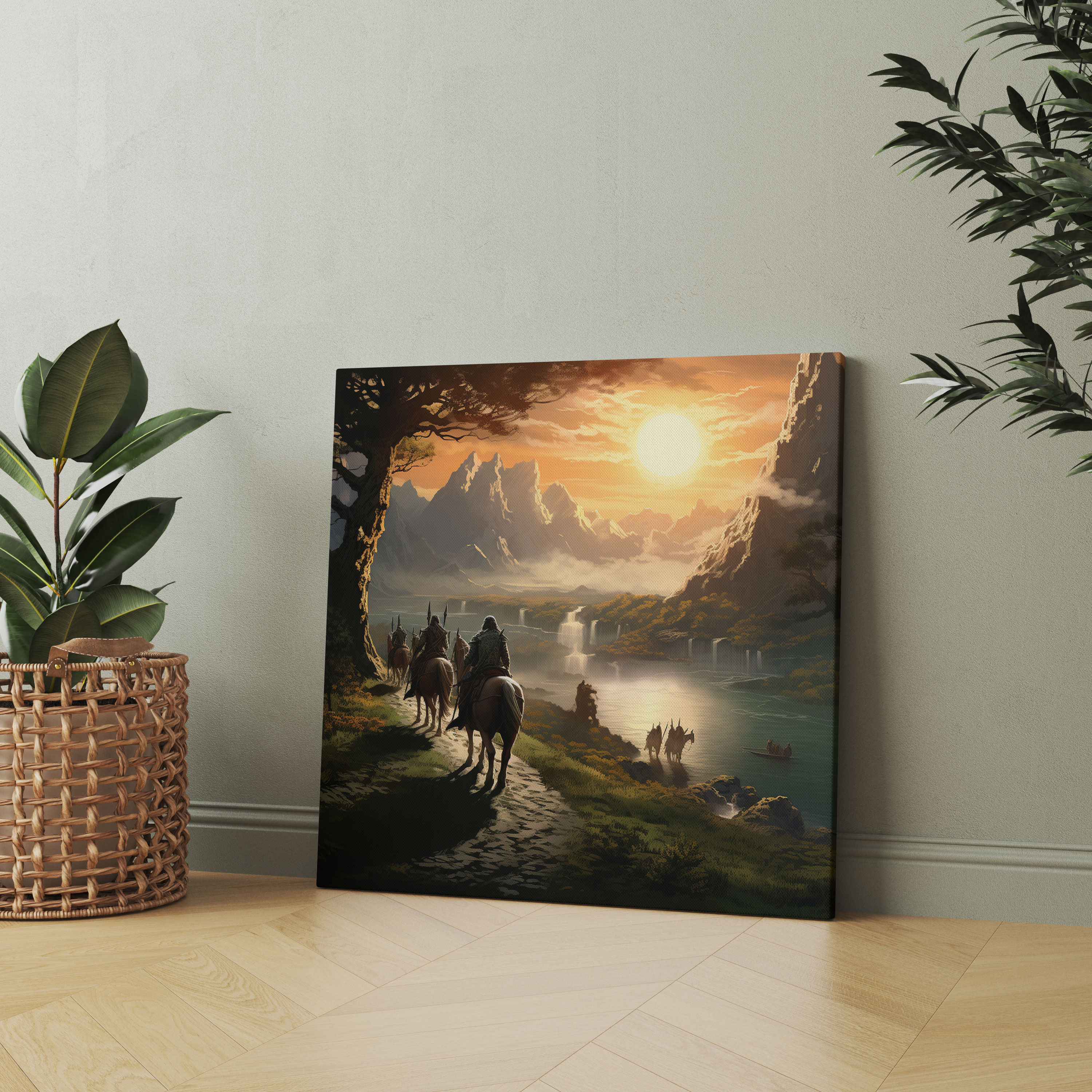 Middle Earth Fellowship Wall Art - Middle Earth, Journeying, Canvas, Epic