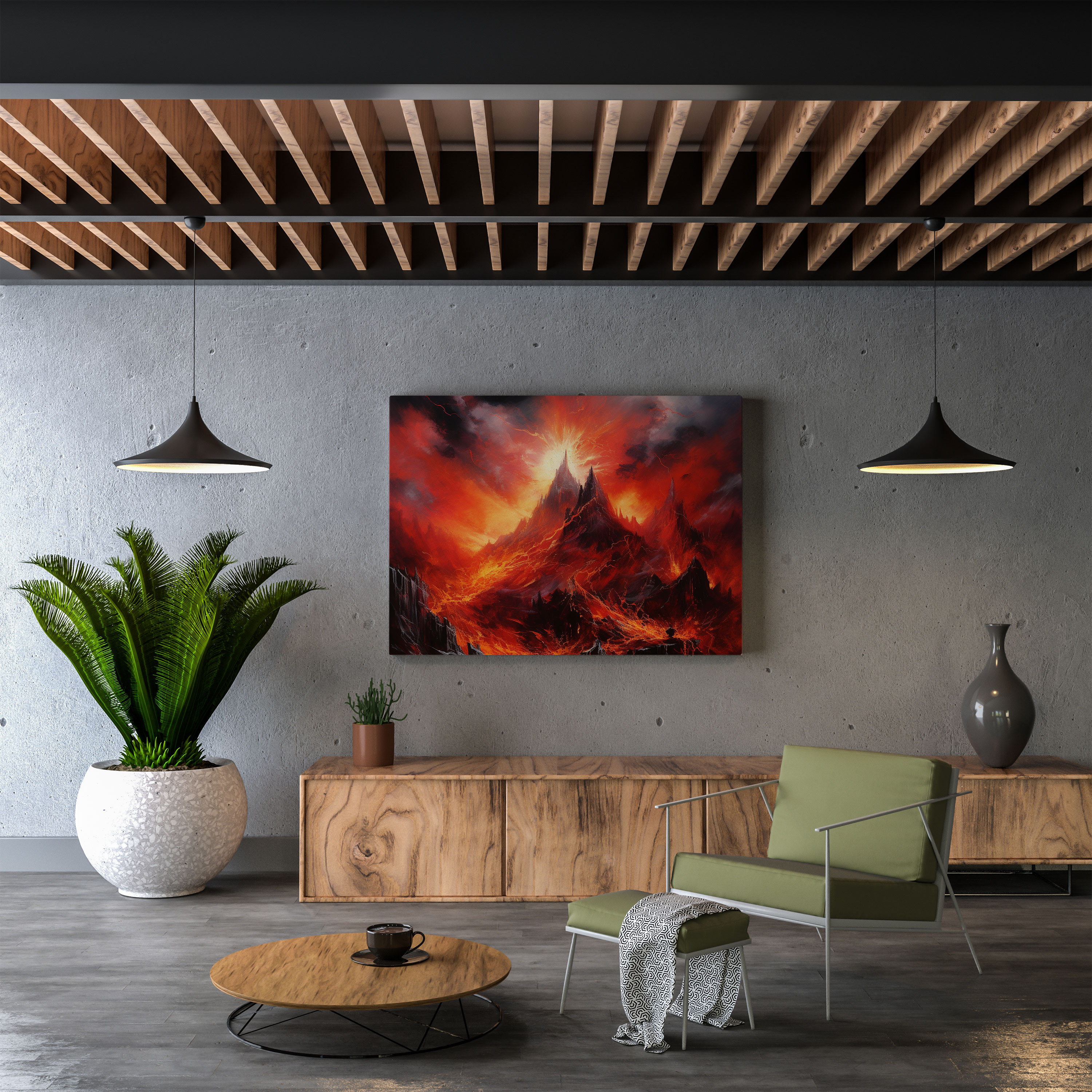 Middle Earth Mount Doom Wall Art - Middle Earth, Canvas, Home Decoration, Canvas Print