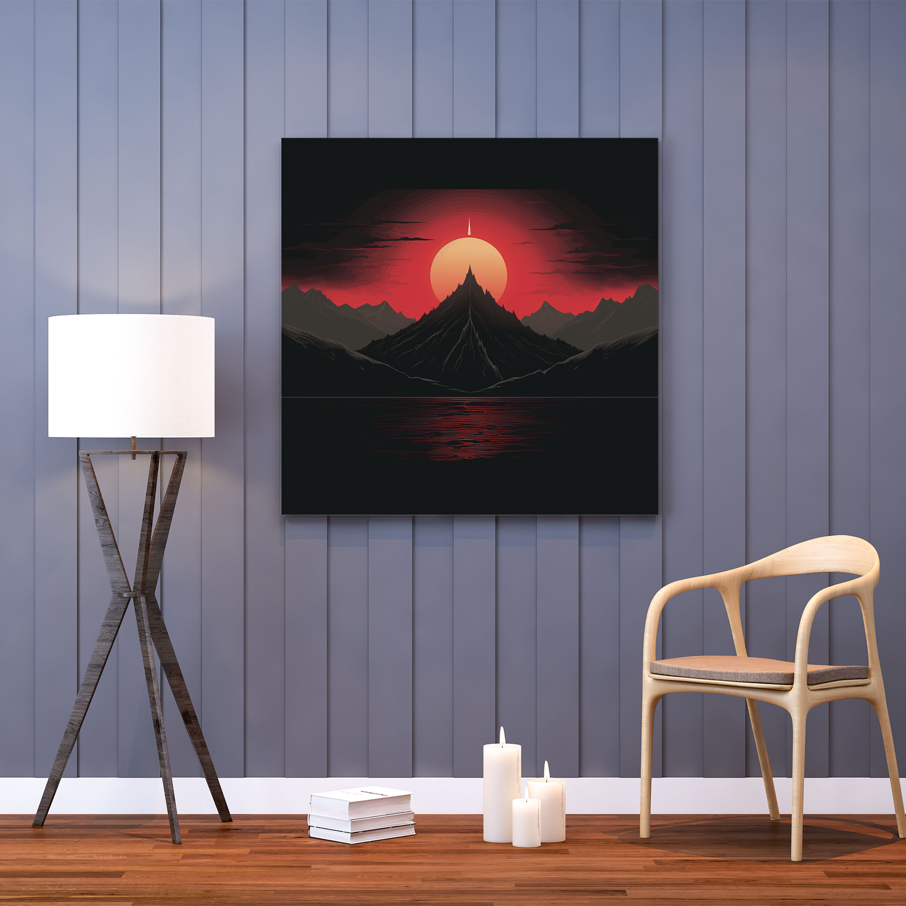Middle Earth Eye Of Sauron Wall Art - Middle Earth, Wall Decoration, Canvas Wall Art, Canvas Print