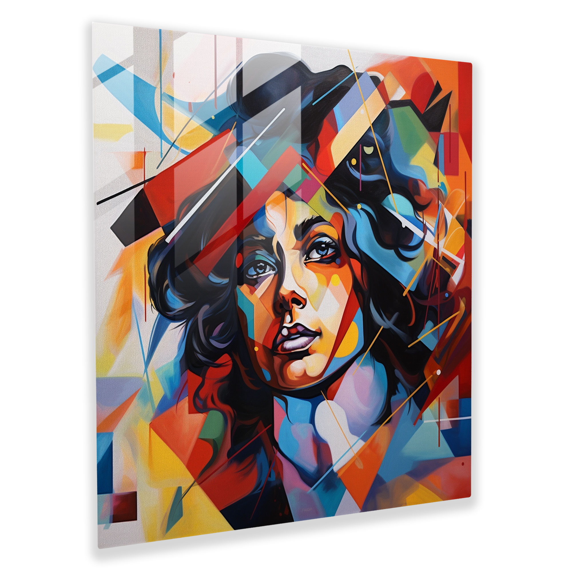 Micheal Jackson Glass Print - Micheal Jackson, Vibrant Colors, Micheal Jackson, Glass Art