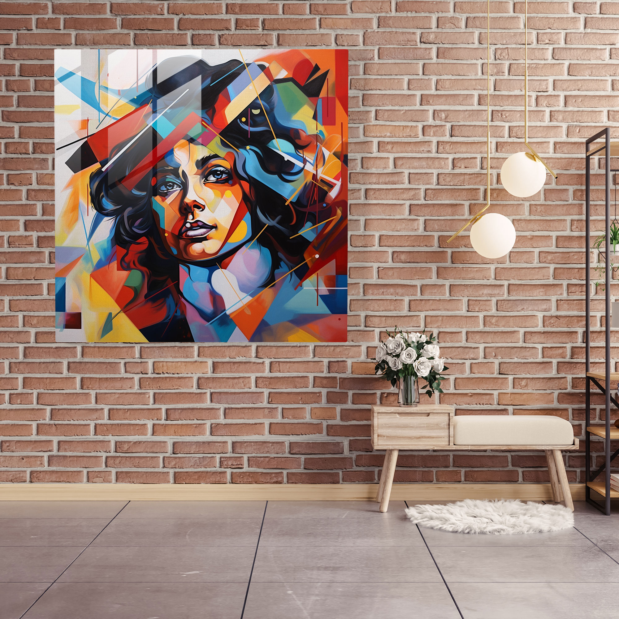 Micheal Jackson Glass Print - Micheal Jackson, Vibrant Colors, Micheal Jackson, Glass Art