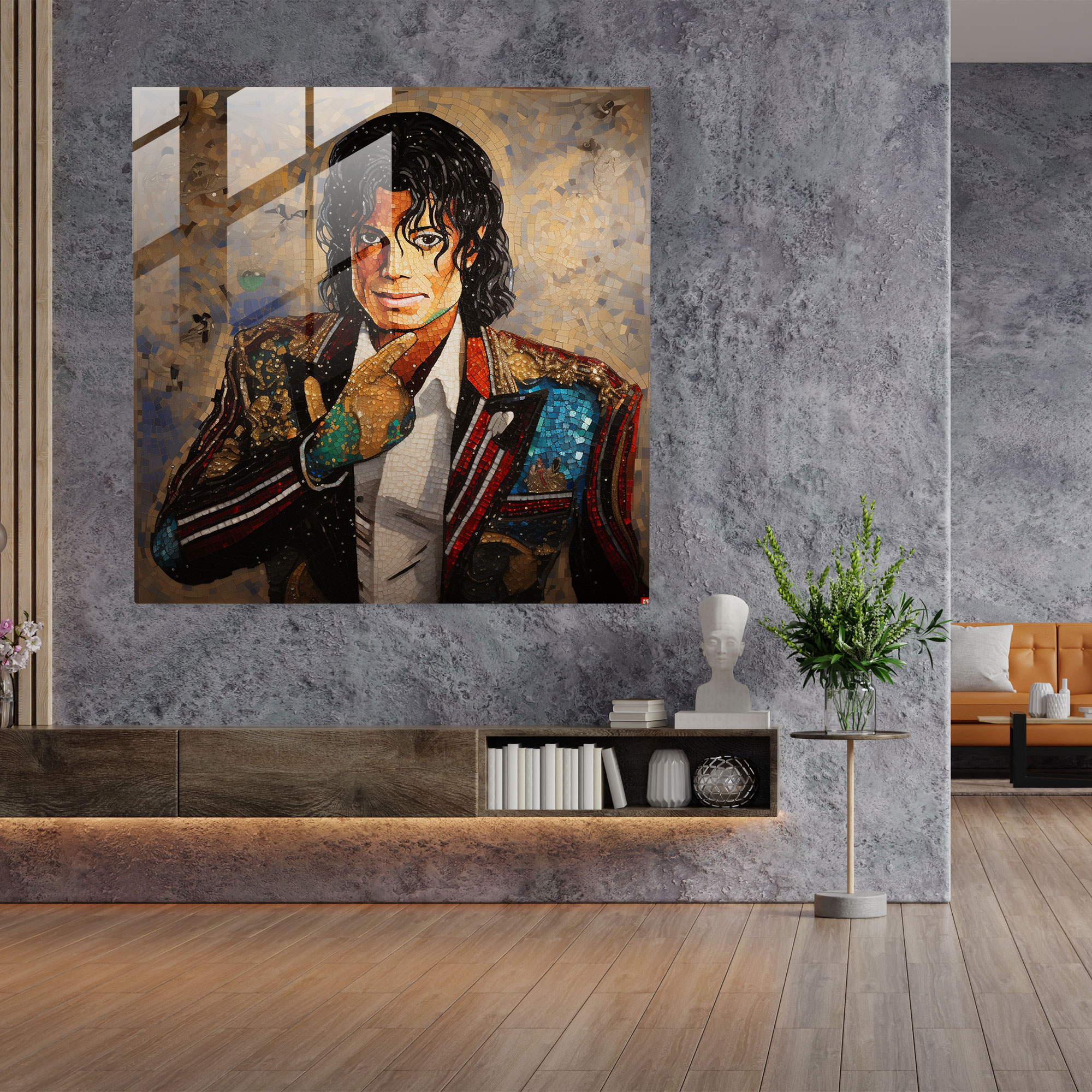 Micheal Jackson Glass Print - Micheal Jackson, Glass Art, Micheal Jackson, Unique Design