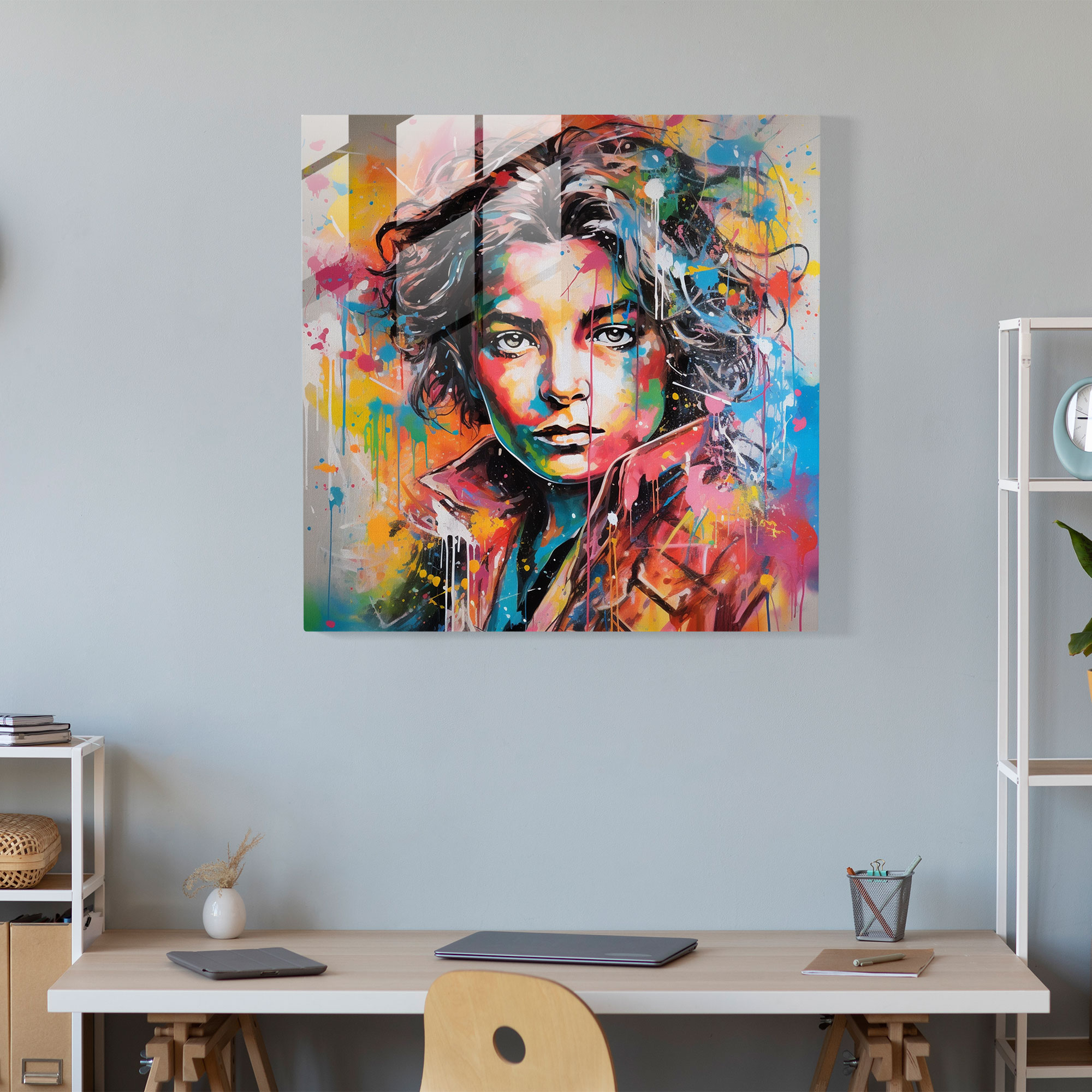 Michael Jackson Glasbild - Wanddekoration Glaswandkunst Modern Art