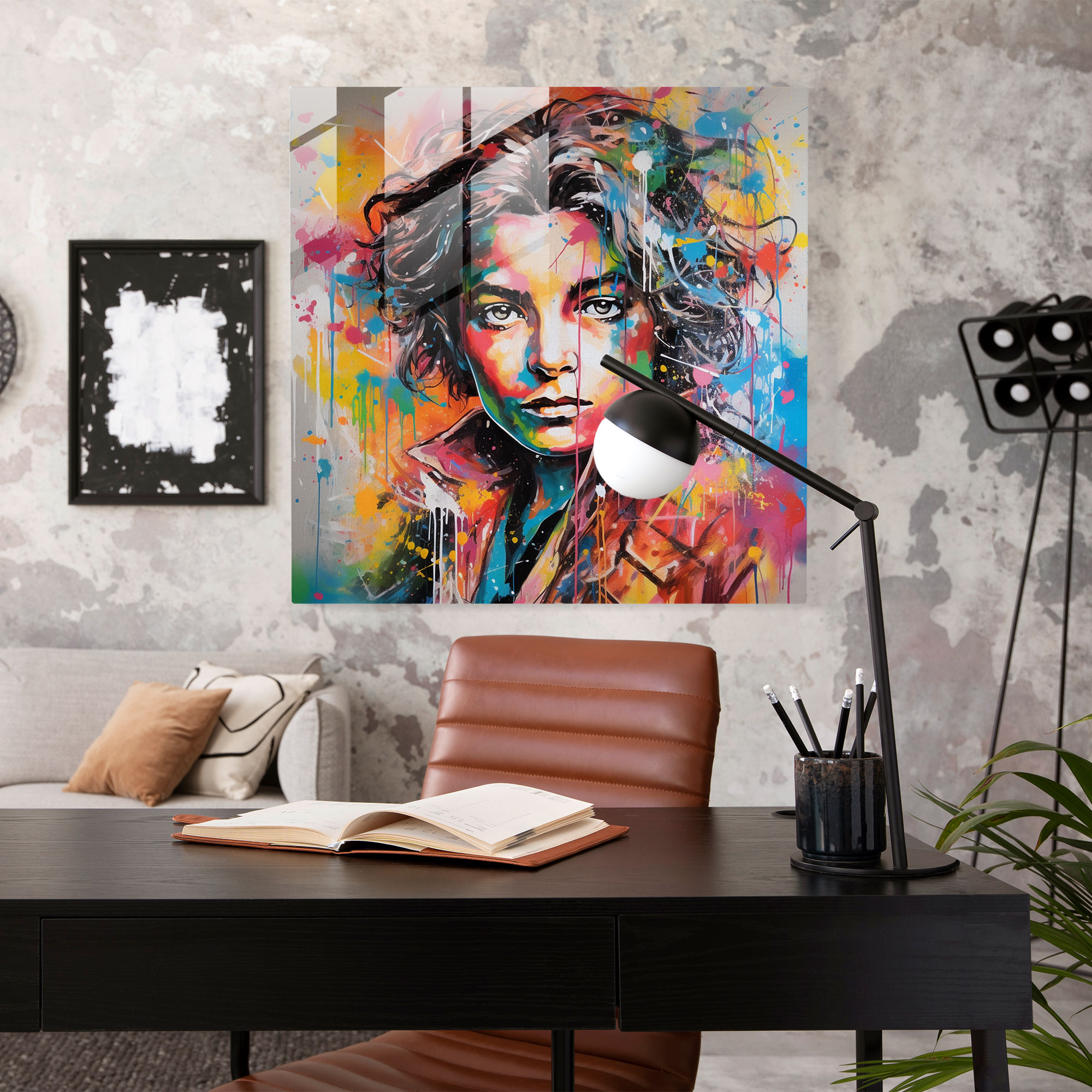 Michael Jackson Glasbild - Wanddekoration Glaswandkunst Modern Art