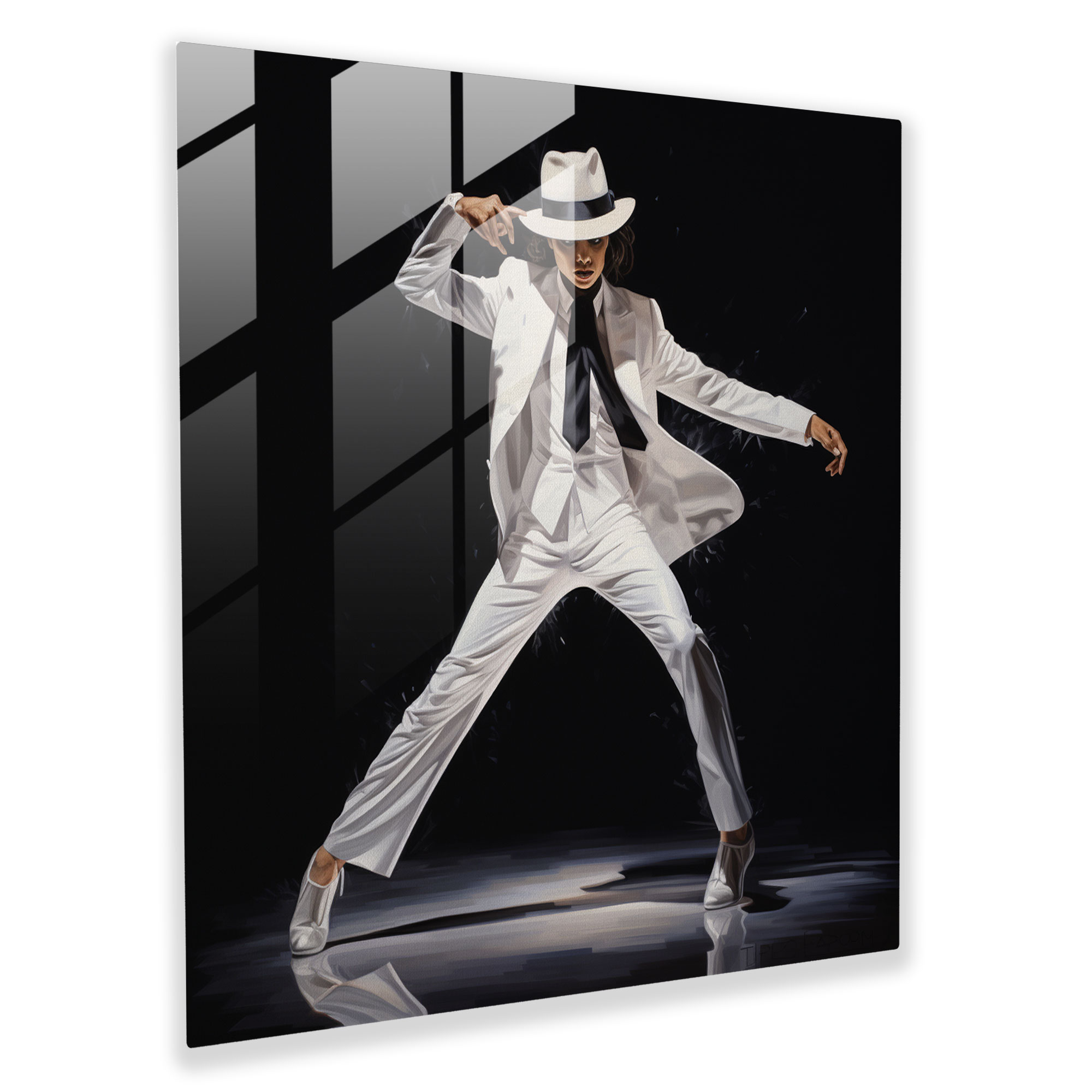 Contemporary Michael Jackson Glass Print - Micheal Jackson, Glass Art, Modern Art, Glass Print