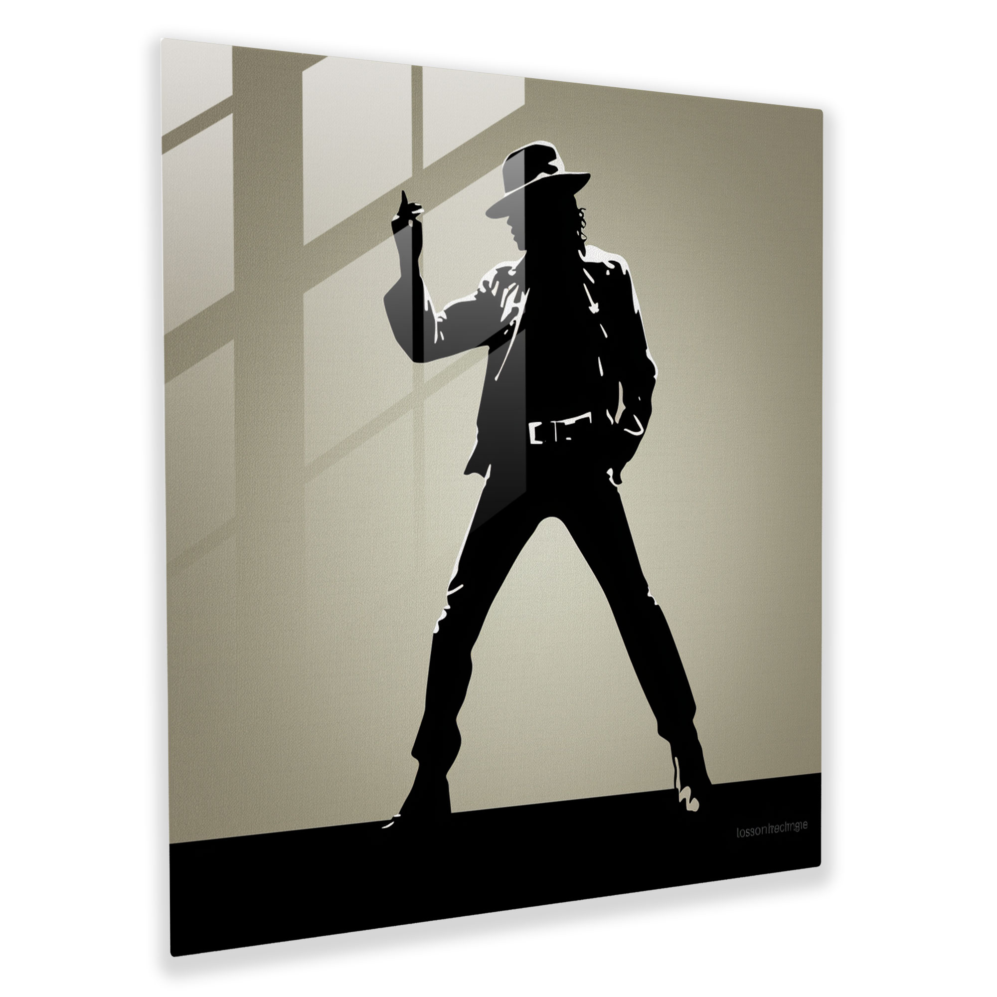 Michael Jackson Glasbild - Michael Jackson Glas Kunst Glas Wandkunst Moderne Kunst