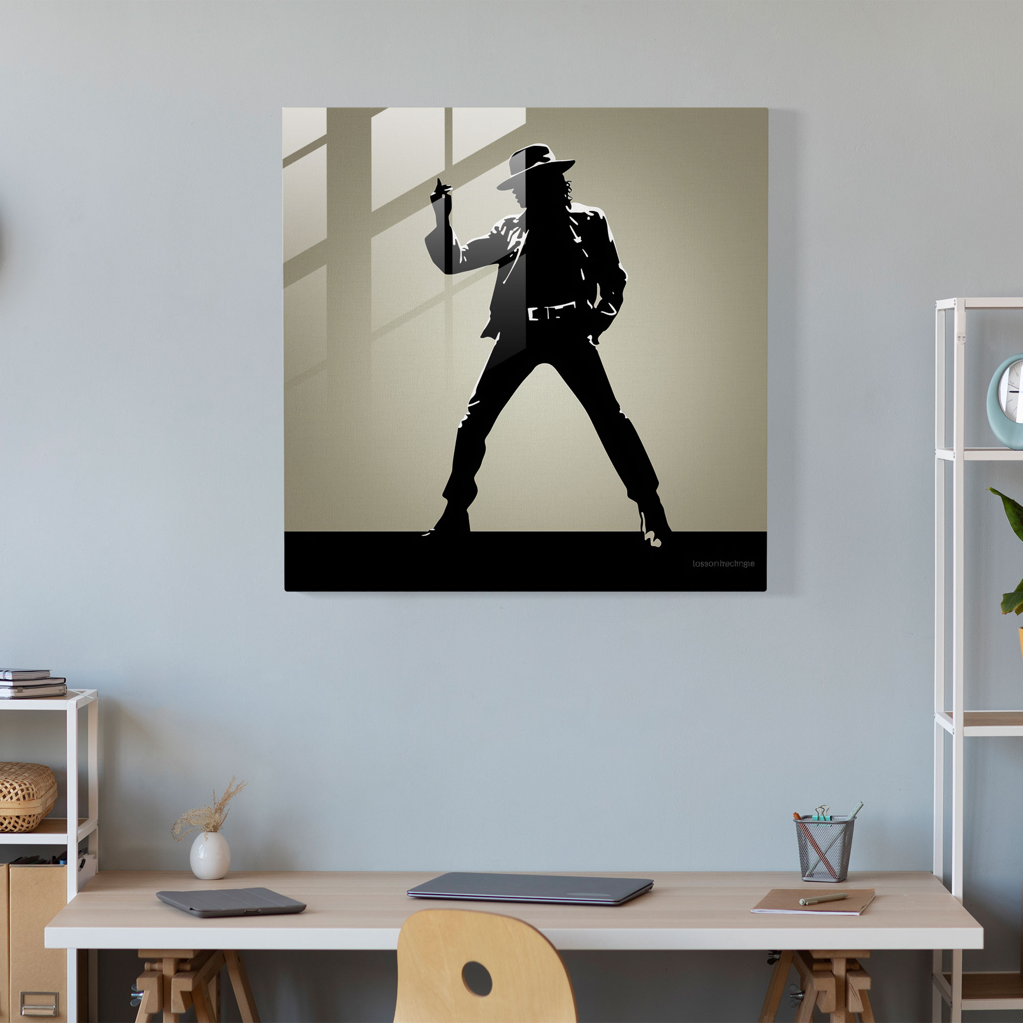Michael Jackson Glasbild - Michael Jackson Glas Kunst Glas Wandkunst Moderne Kunst