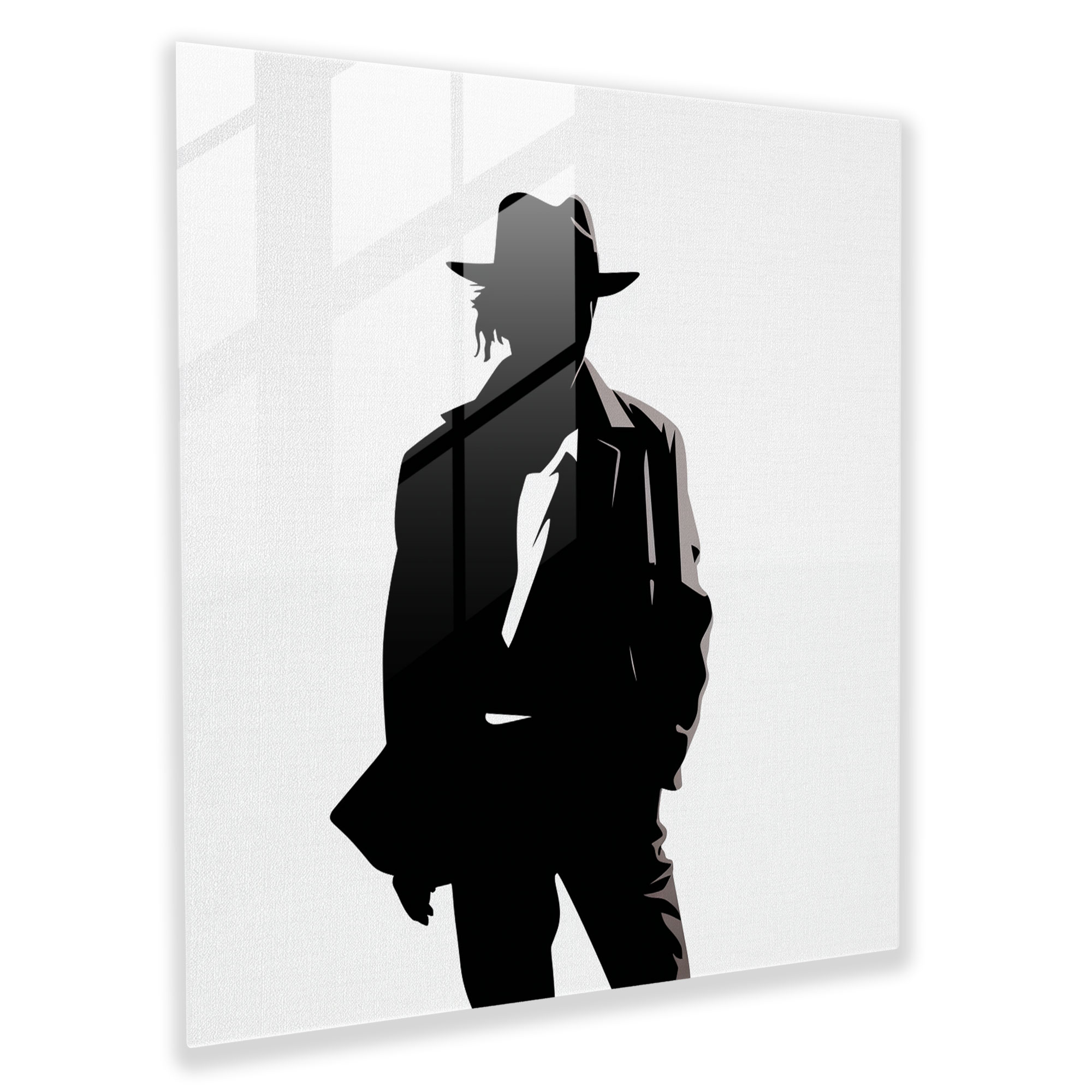 Michael Jackson Glass Print - Micheal Jackson, Legendary Status, Michael Jackson, Home Decoration