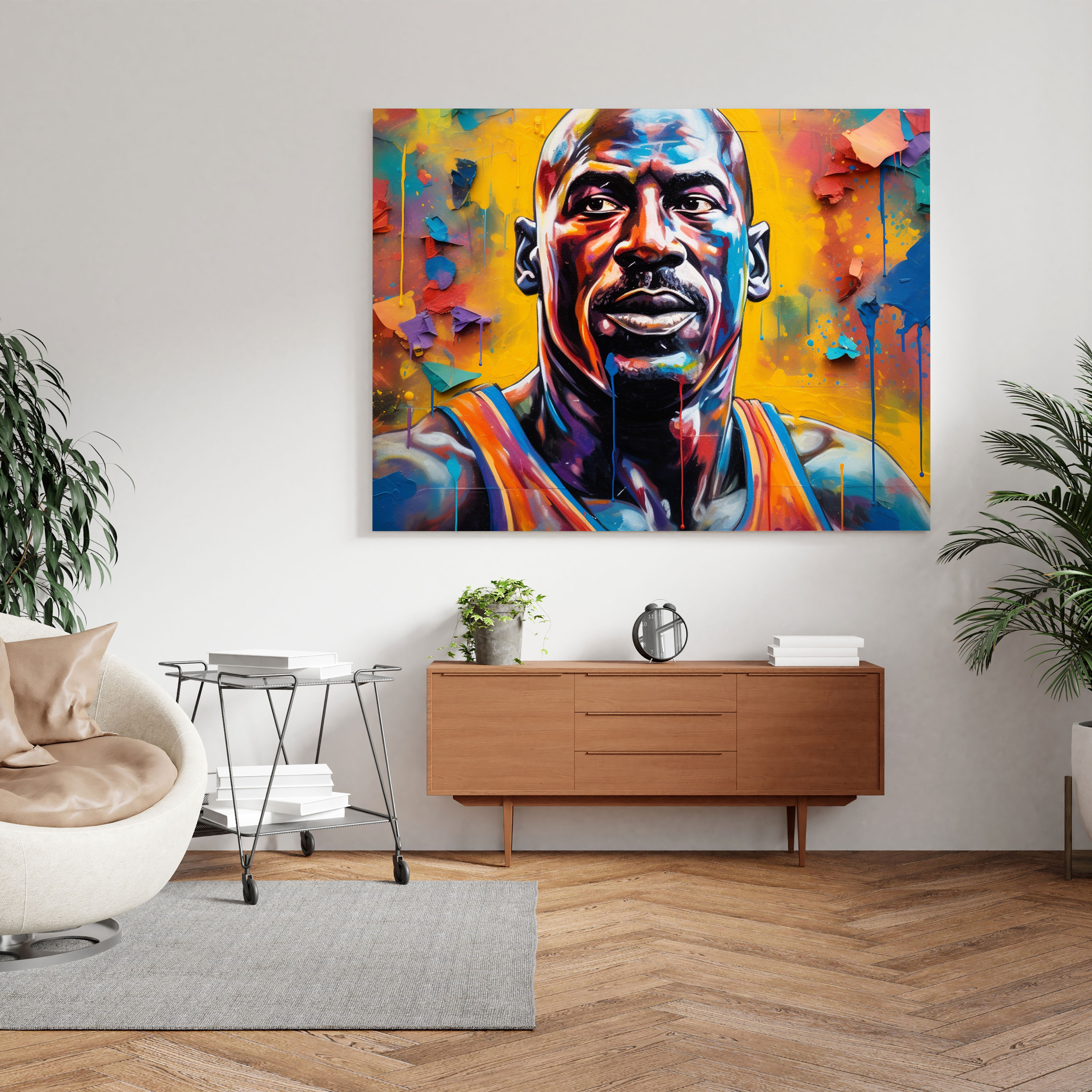 Micheal Jordan Wall Decoration - Urban Legend - Micheal Jordan, Canvas, Canvas Wall Art, Urban Art