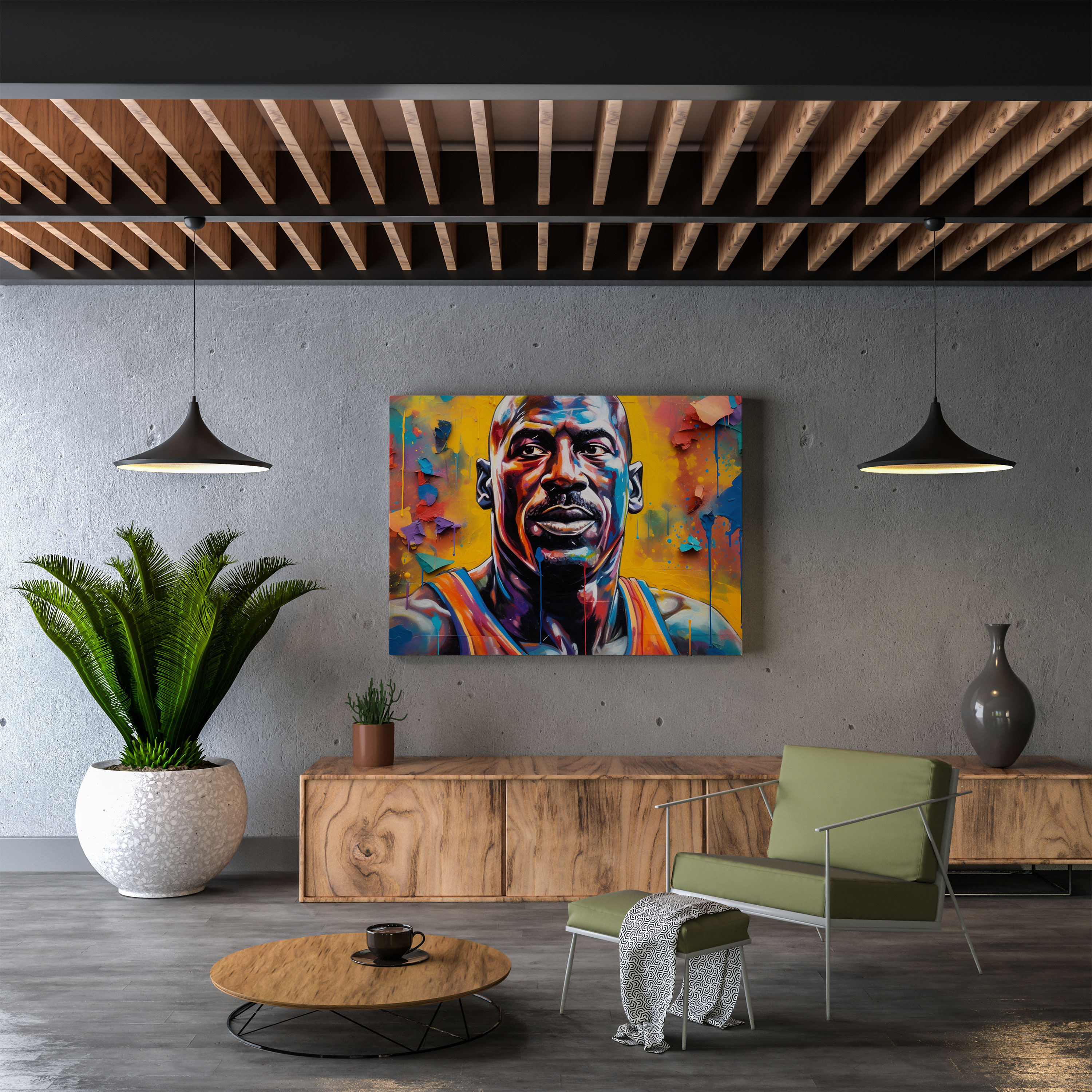 Micheal Jordan Wall Decoration - Urban Legend - Micheal Jordan, Canvas, Canvas Wall Art, Urban Art