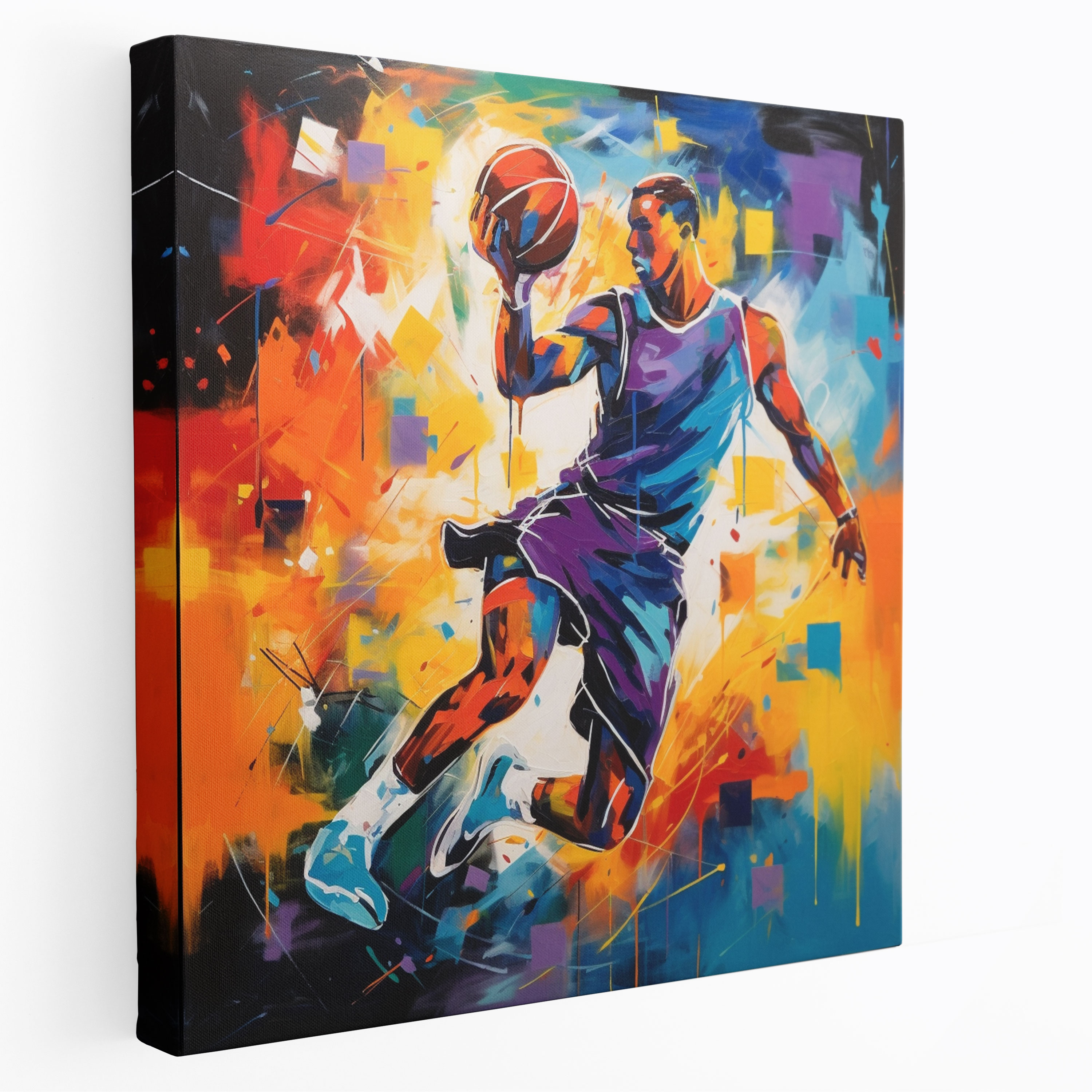 Michael Jordan Canvas Print - Micheal Jordan, Wall Art, Basketball, Wall Decoration