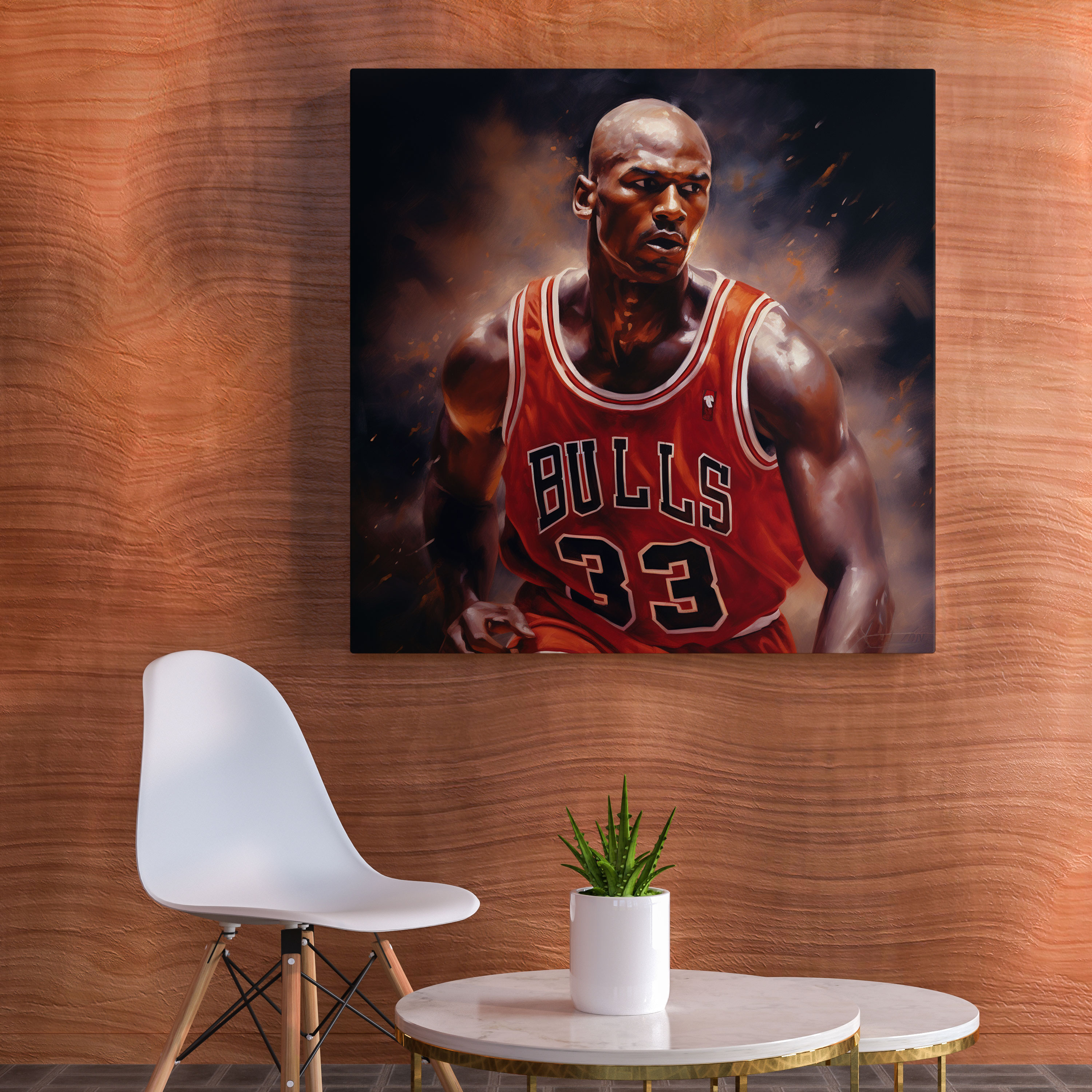 Michael Jordan Wall Art - Micheal Jordan, Canvas Print, Sports, Wall Art