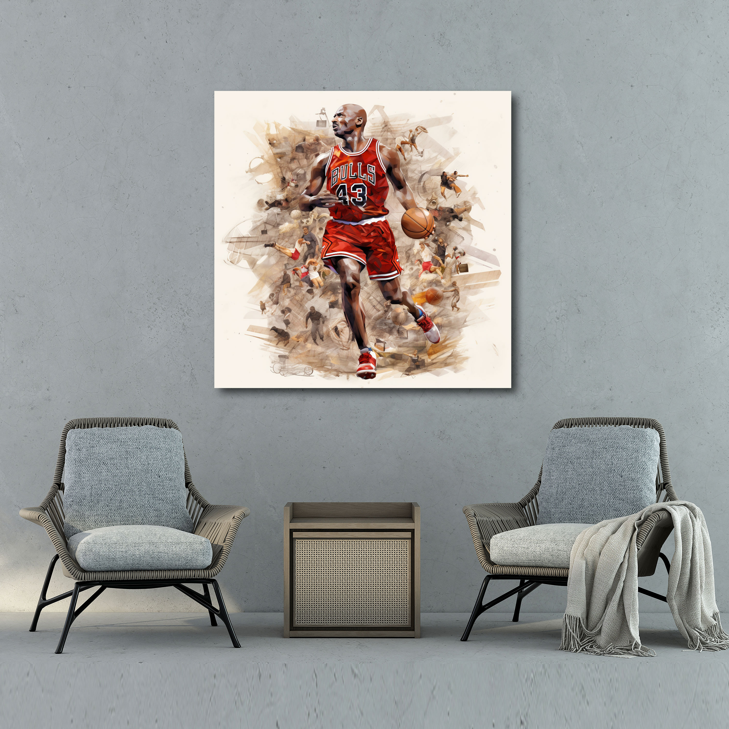 Michael Jordan Wall Decoration - Micheal Jordan, Sports, Collage, Wall Decoration