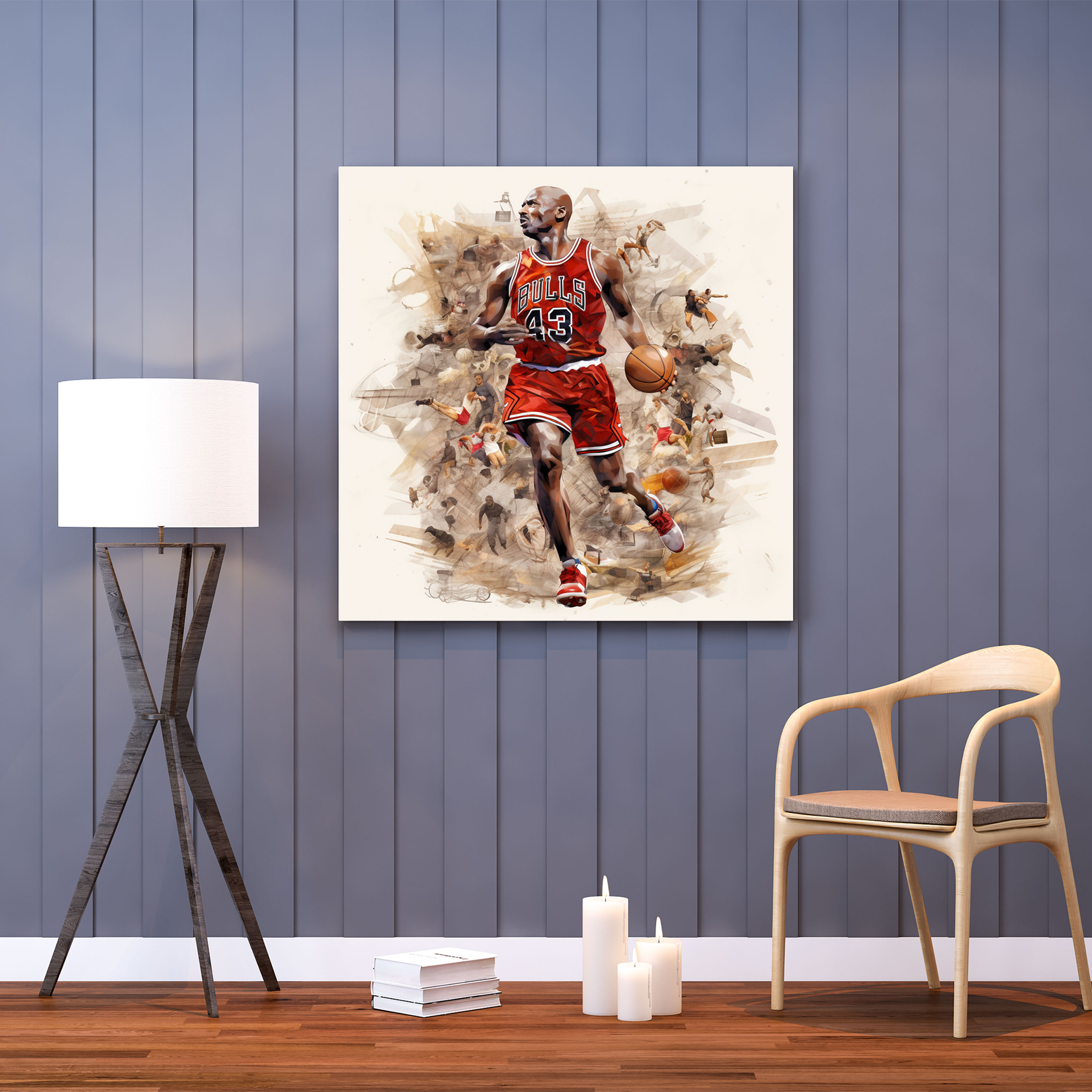 Michael Jordan Wall Decoration - Micheal Jordan, Sports, Collage, Wall Decoration