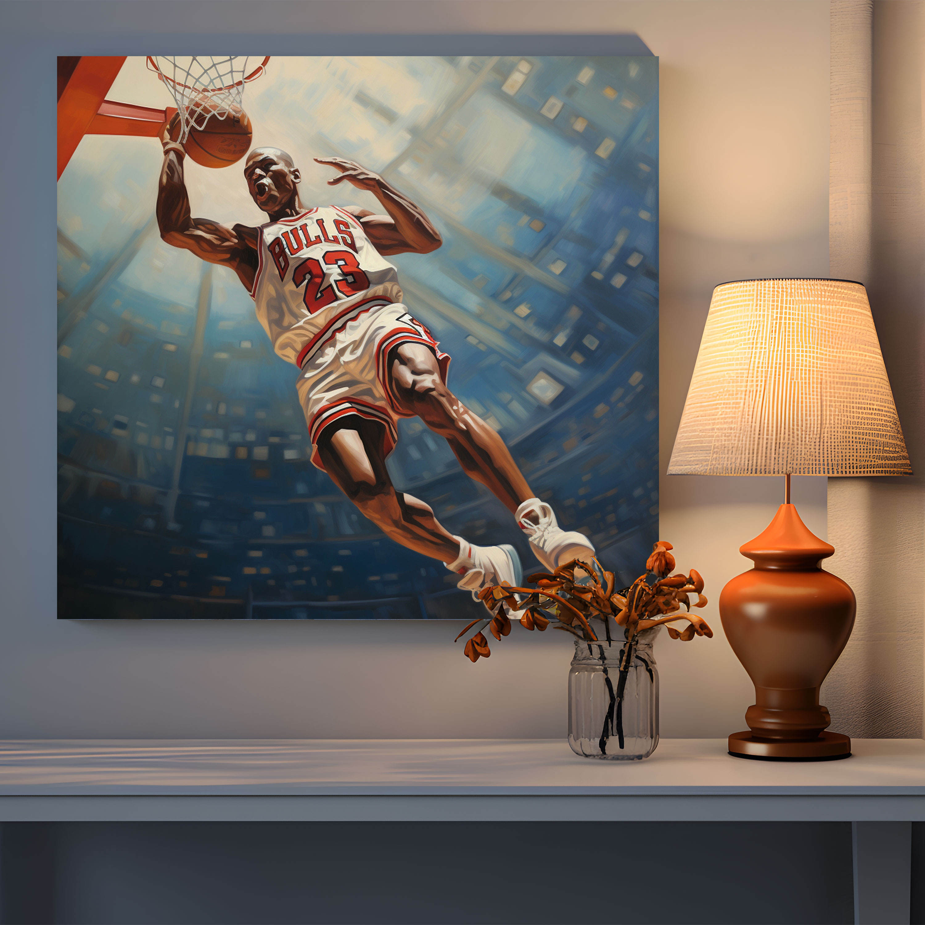 Michael Jordan Canvas Print - Micheal Jordan, Michael Jordan, Canvas, Wall Art