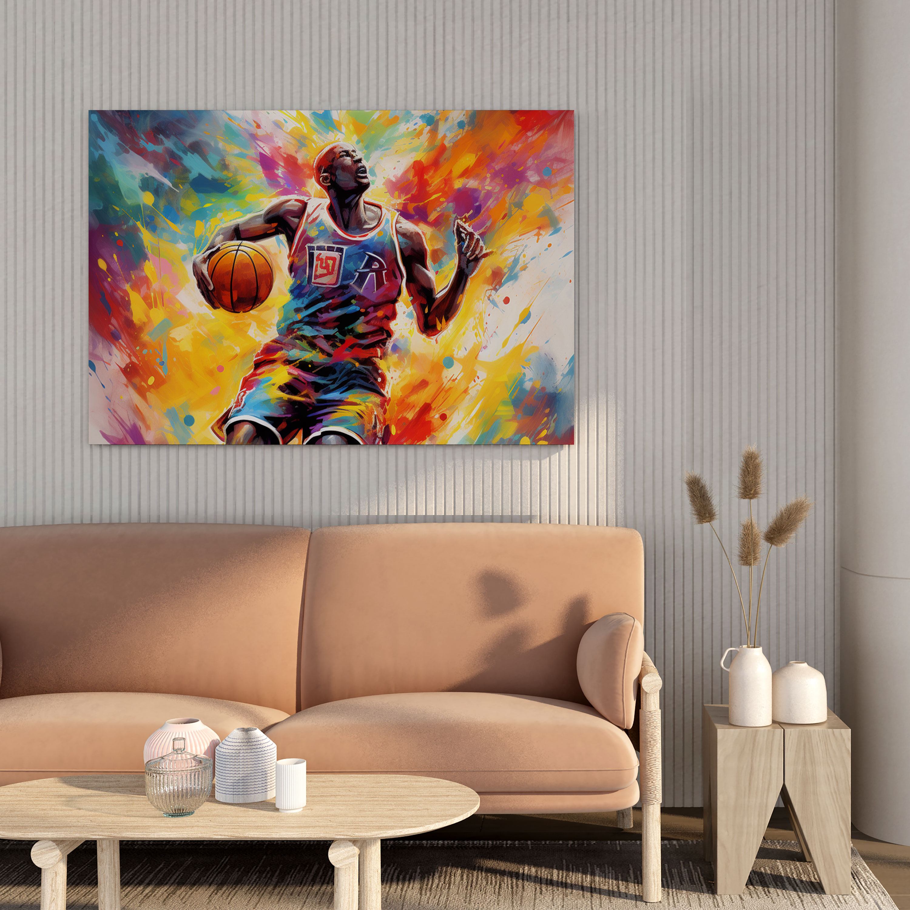 Michael Jordan Wall Decoration - Micheal Jordan, Wall Decoration, Home Decoration, Abstract Representation