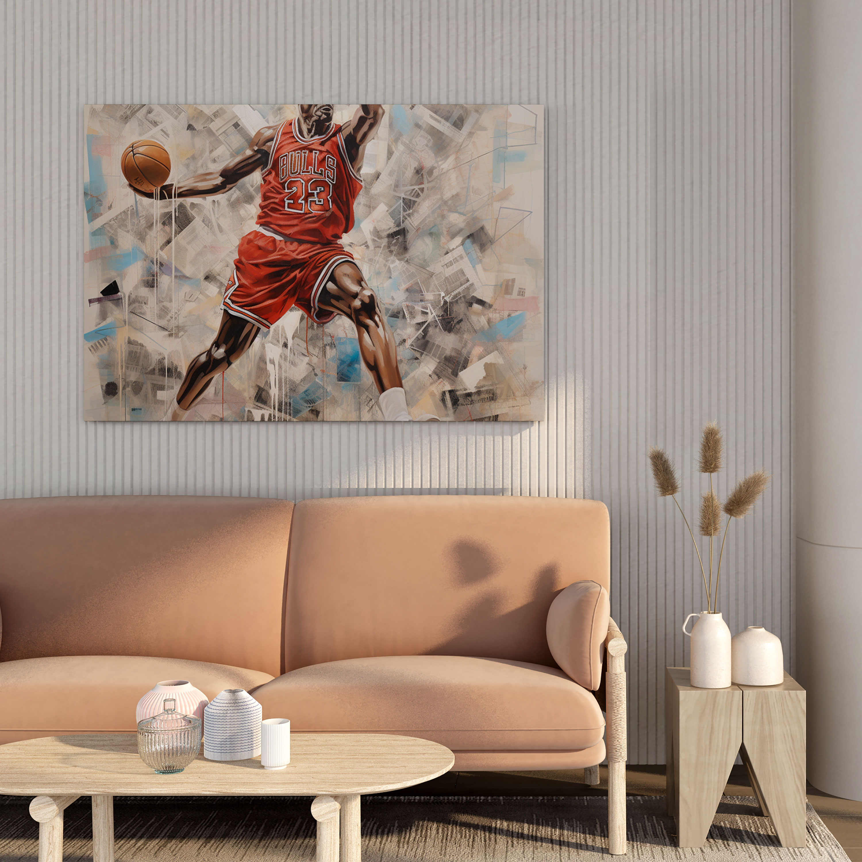 Michael Jordan Wall Decoration - Micheal Jordan, Collage, Canvas Print, Home Decoration
